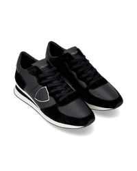 philippe-model-trpx-sneaker-herren-low-top-schwarz-leder image 5