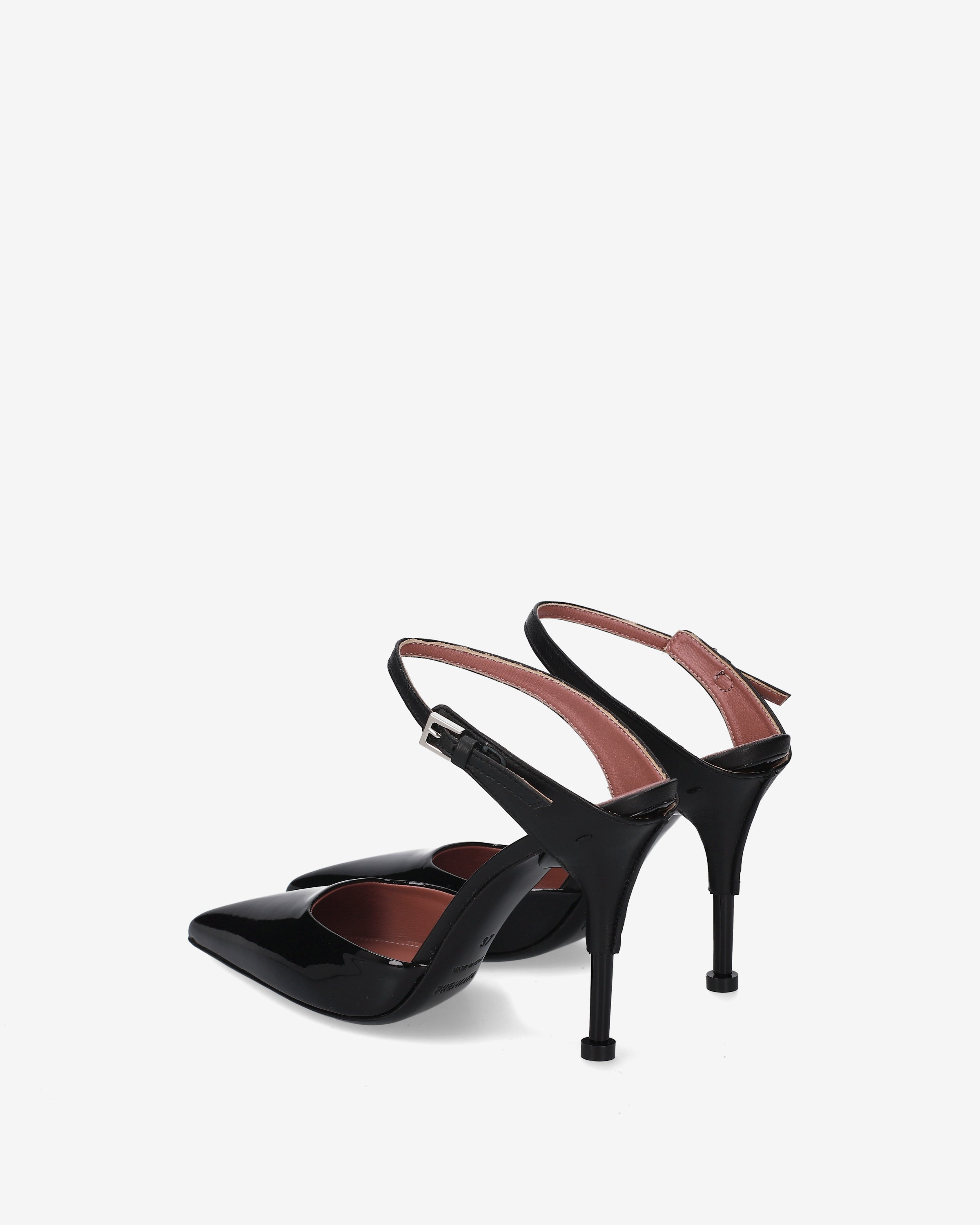 premiata-slingback-damen-lack-schwarz-100mm image 5
