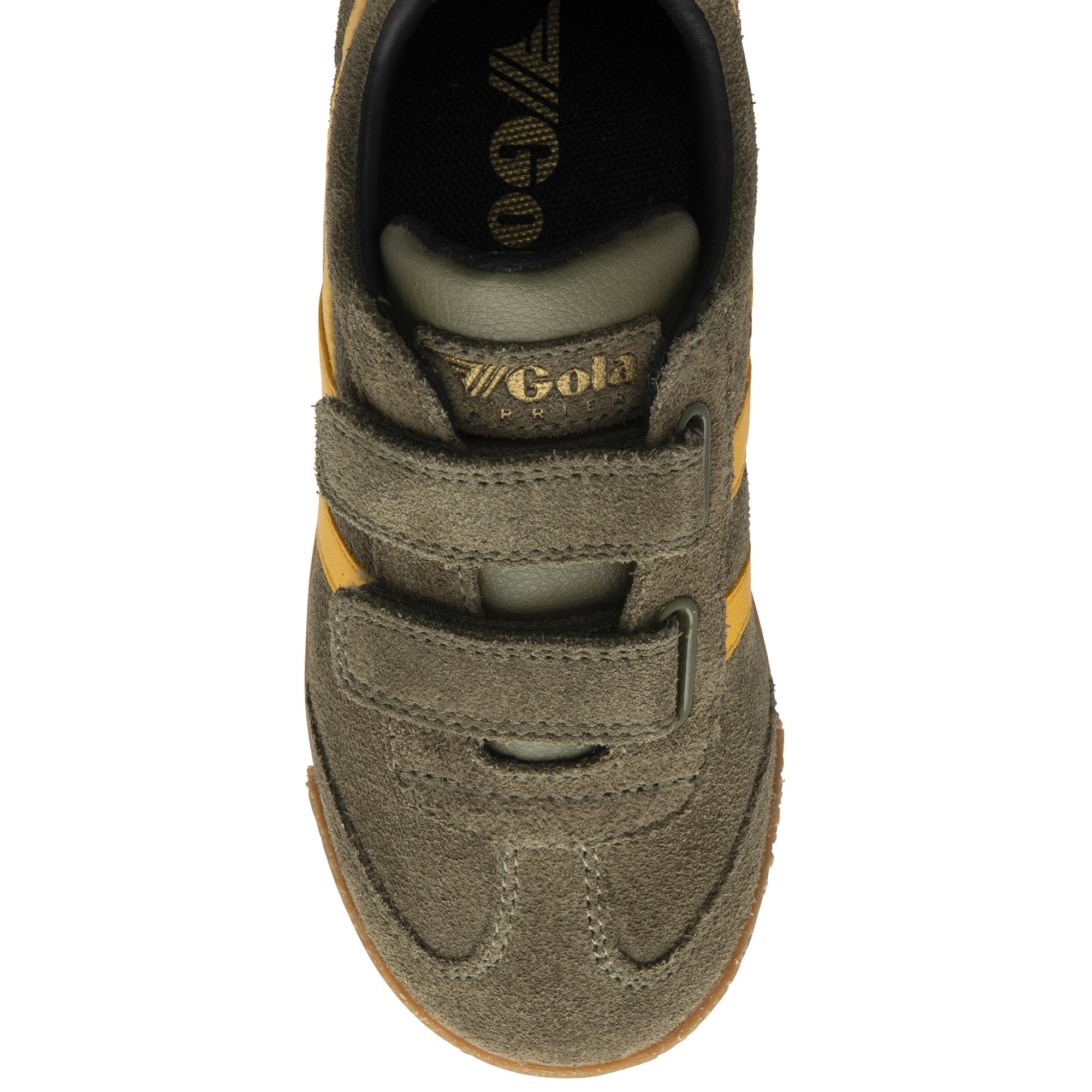 gola-harrier-strap-kinder-klett-sneaker-khaki-sonne image 5