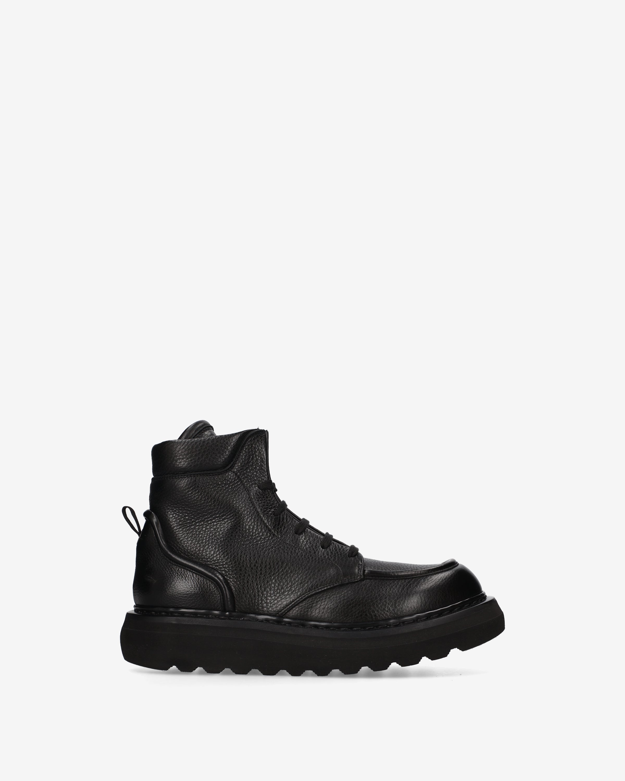 premiata-stivaletti-stringati-herren-boots-vitello-schwarz-goodyear image 1