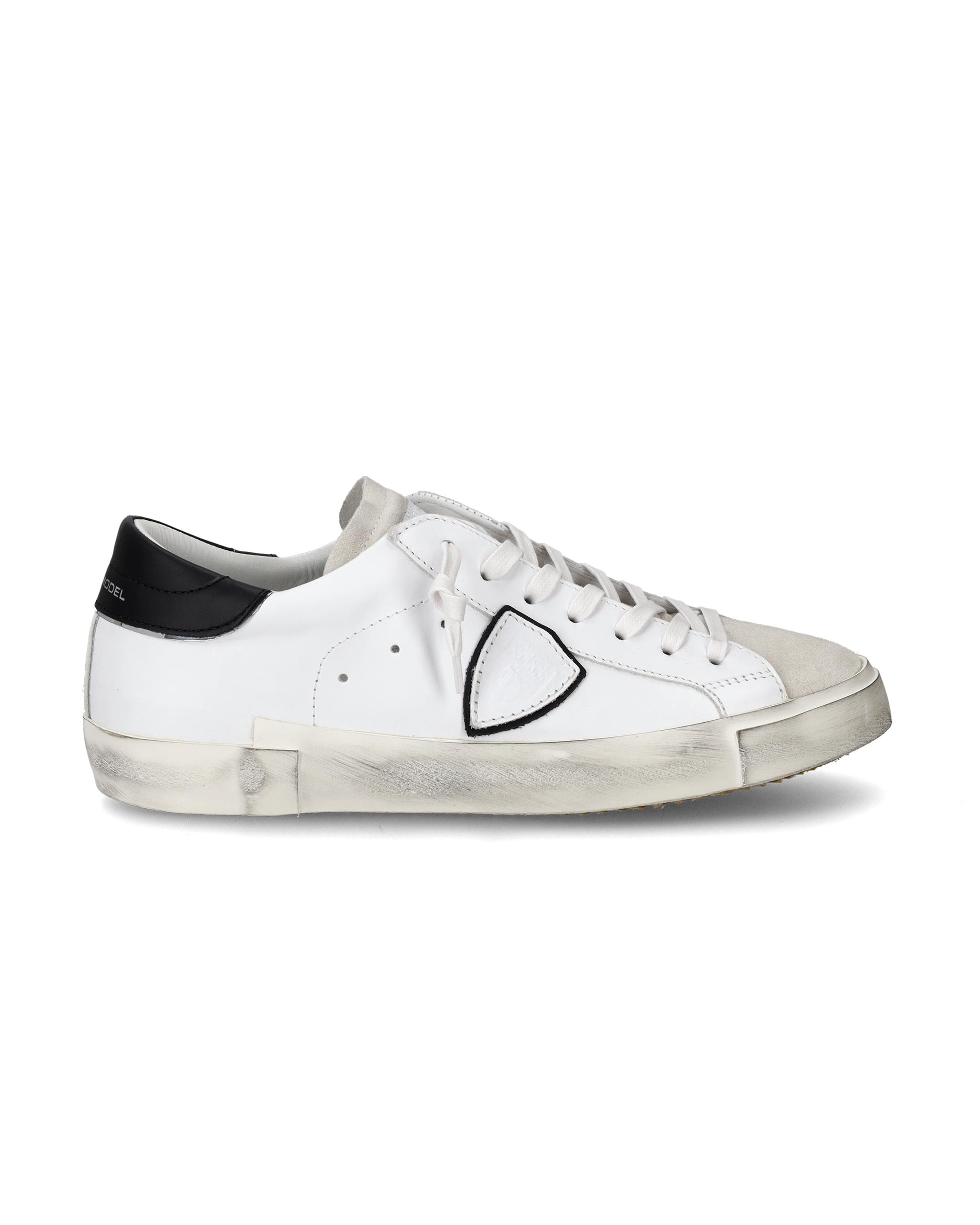 philippe-model-prsx-herren-sneaker-low-wei-schwarz image 1
