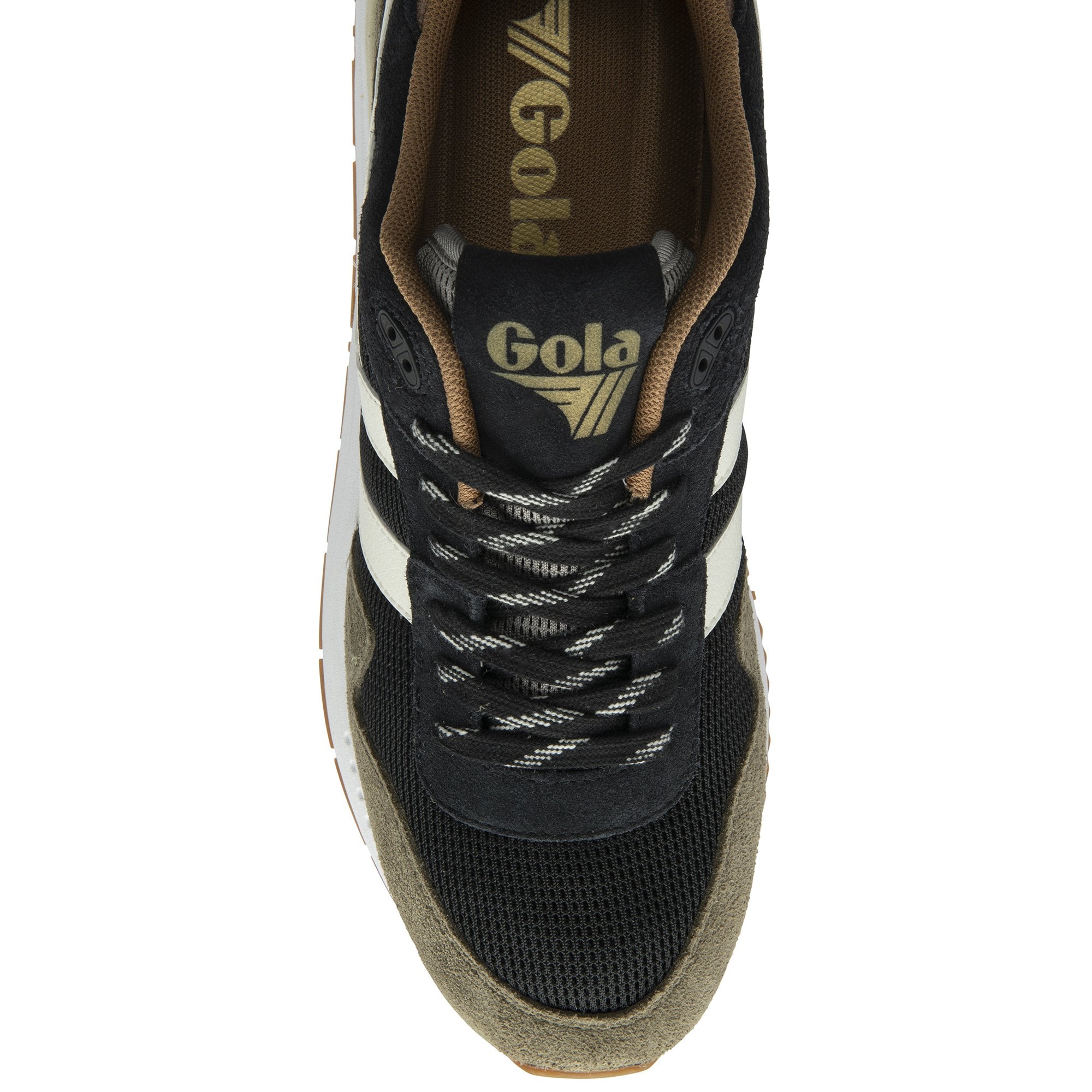 gola-delta-sneaker-f-r-herren-schwarz-khaki-90er-running image 5