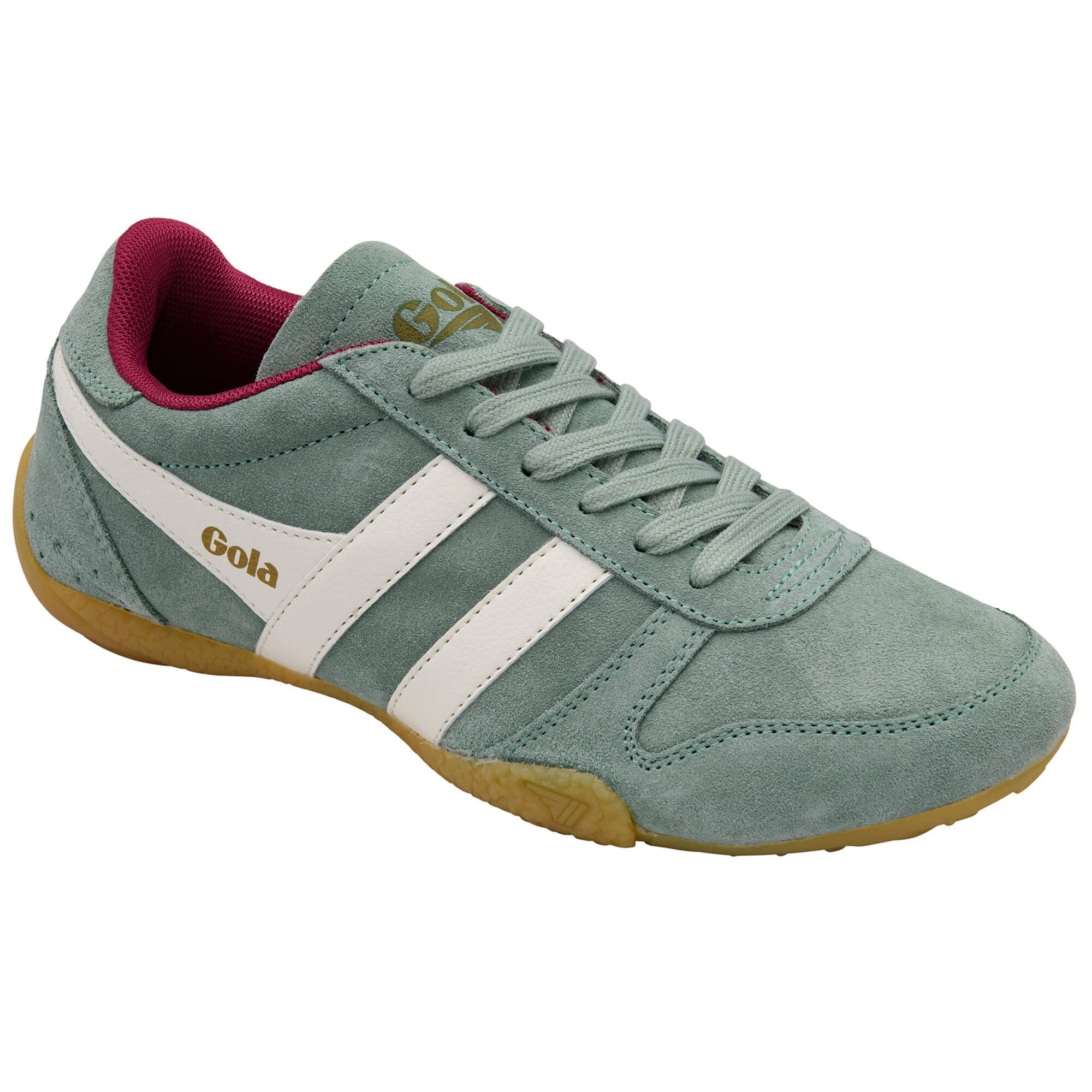 gola-chase-damen-sneaker-wildleder-gr-n-off-white-kirschrot image 2