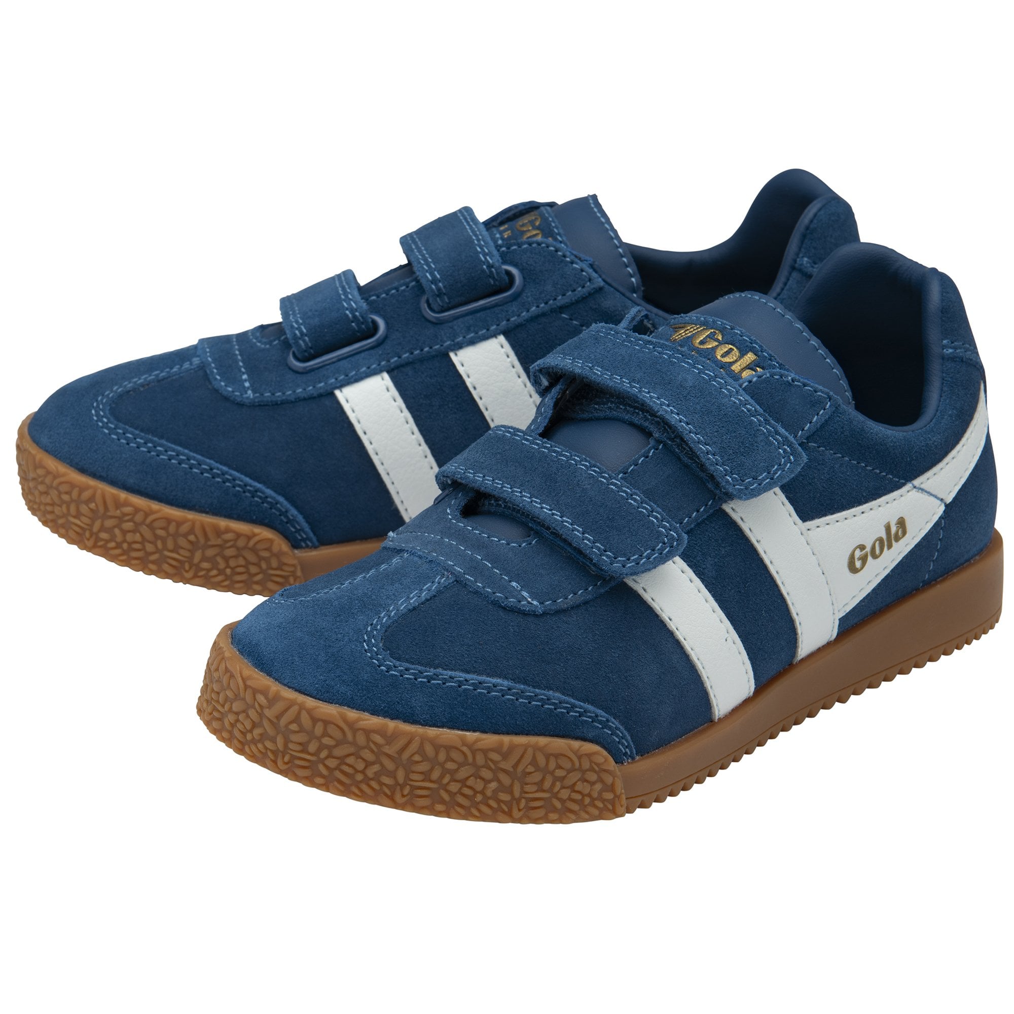 gola-harrier-strap-trainer-kinder-sneaker-wildleder-klettverschluss image 3
