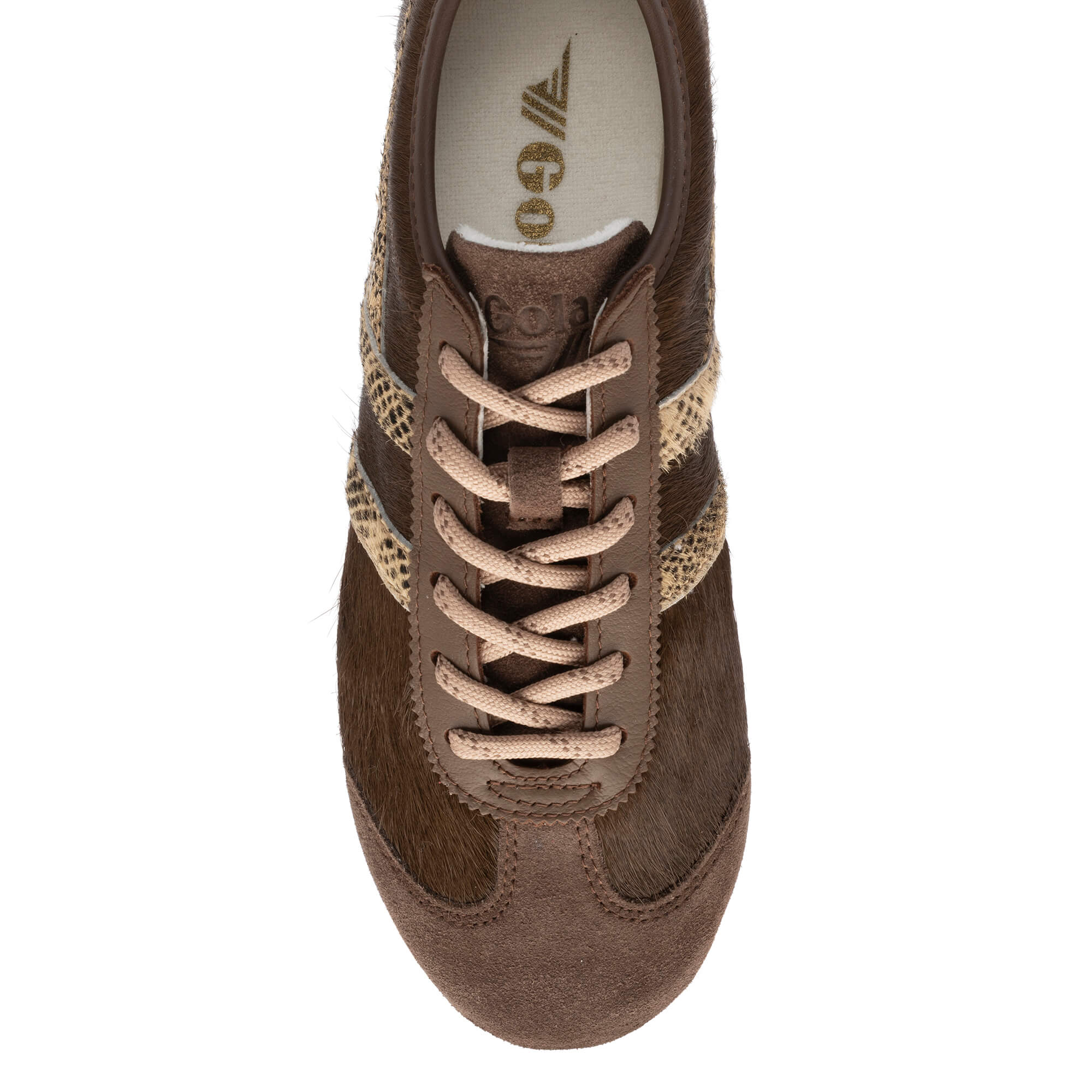 gola-cleora-luxe-damensneaker-root-brown-snake-gum-sohle image 5
