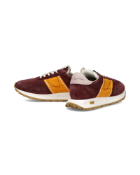 philippe-model-tour-damen-running-sneaker-bordeaux-orange image 4
