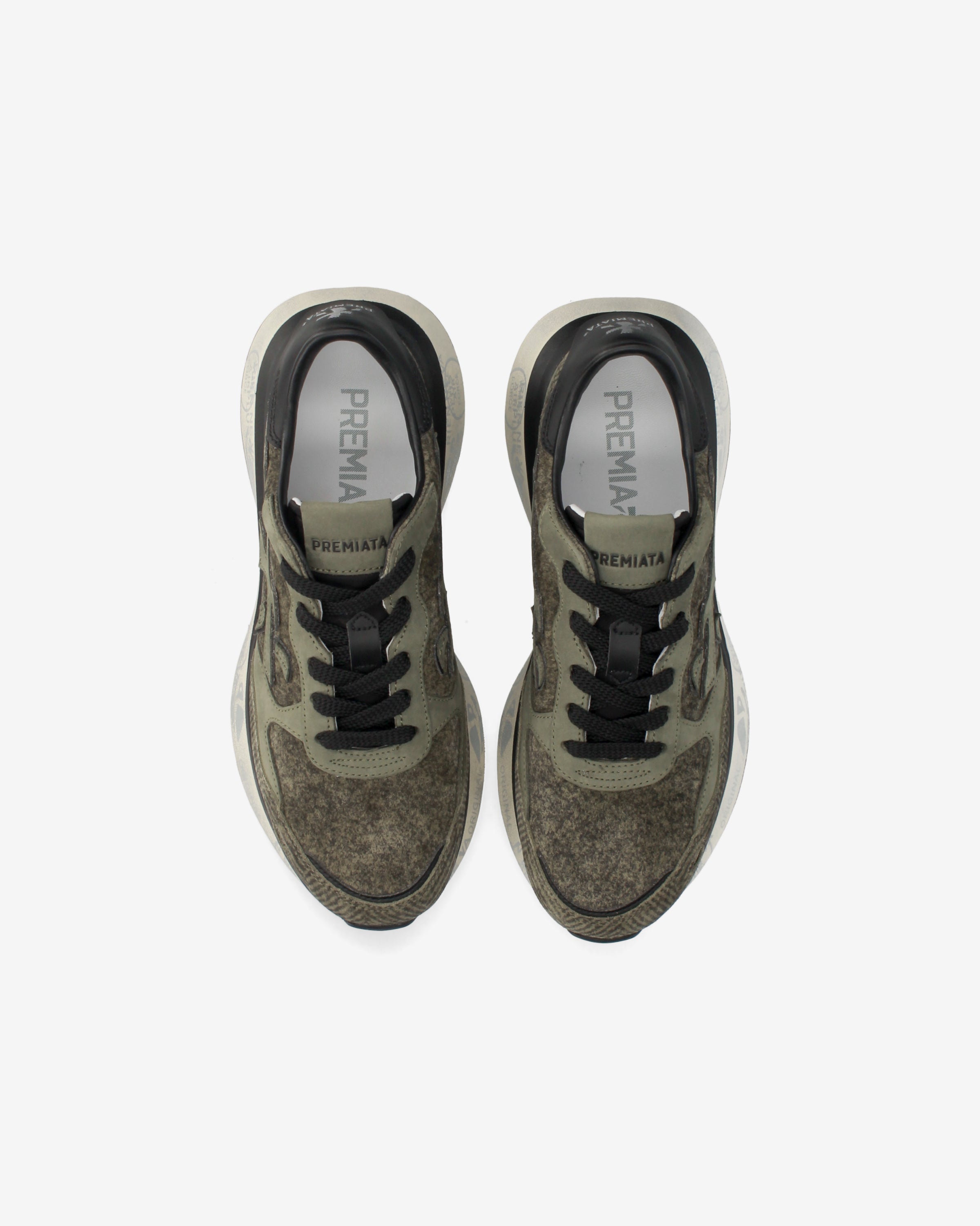 premiata-lauryn-8550-sneaker-damen-olive-used-look image 6