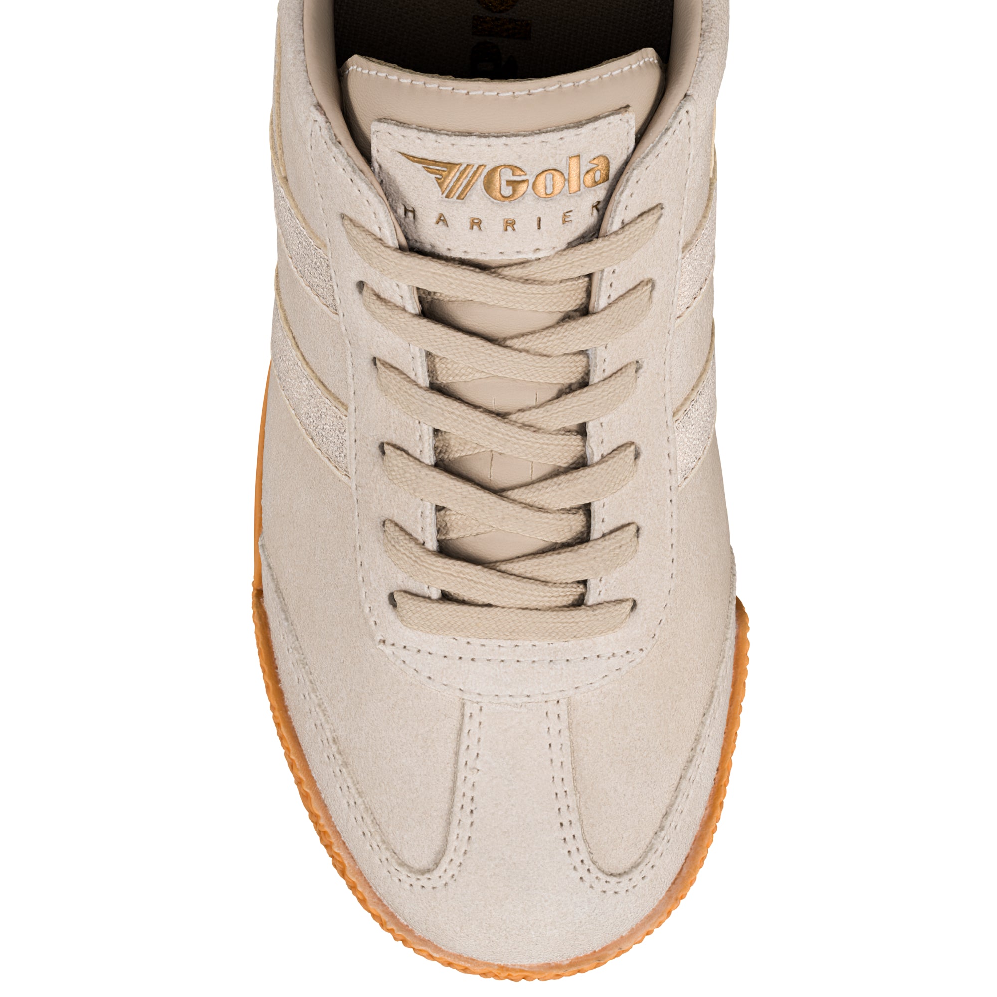 gola-harrier-mirror-damen-sneaker-wildleder-gold-spiegel image 4