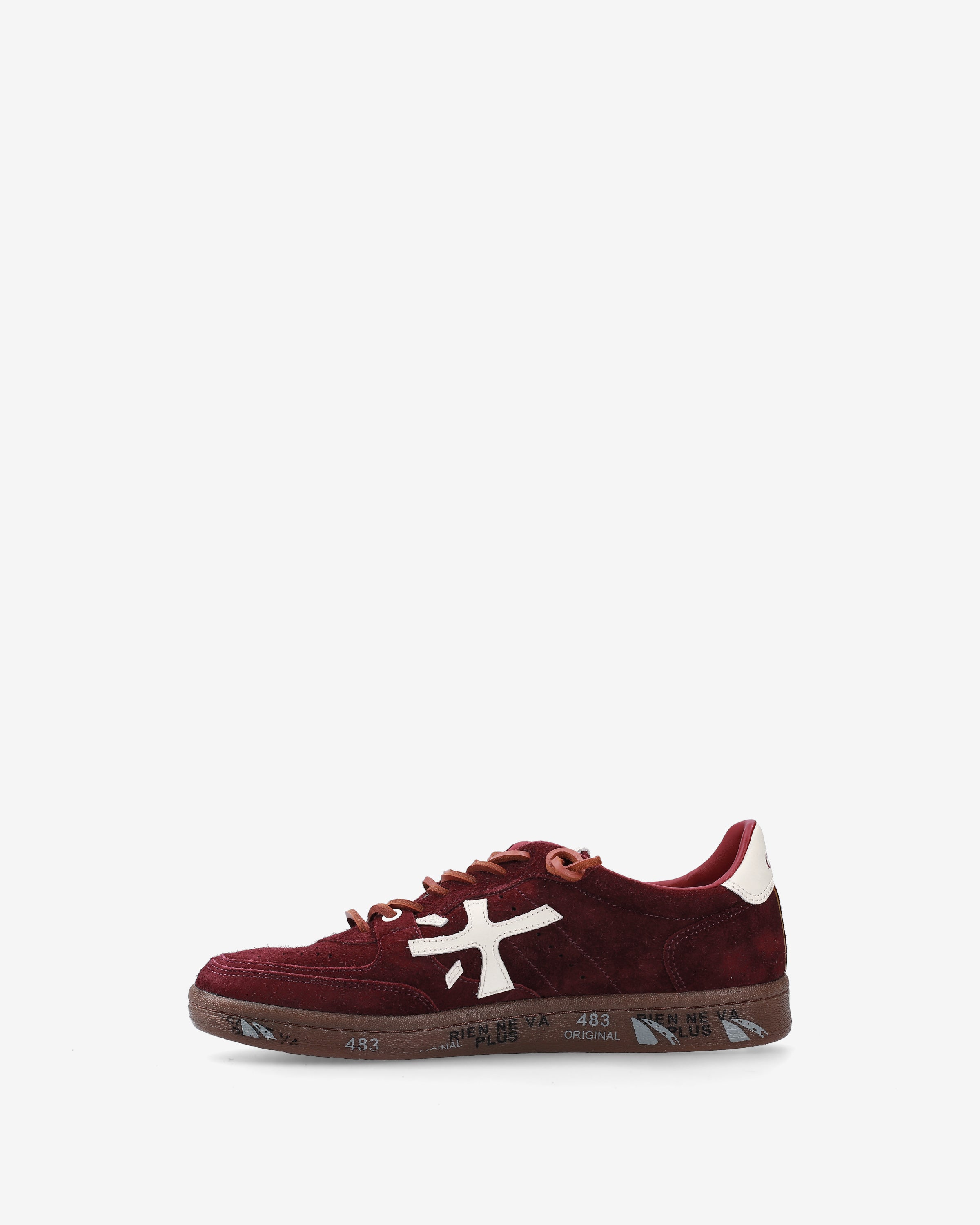 premiata-bskt-clayd-7688-sneaker-burgundy-cavallino image 3