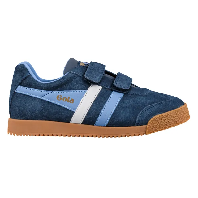 gola-harrier-strap-kinder-sneaker-mit-klett-aus-wildleder image 1