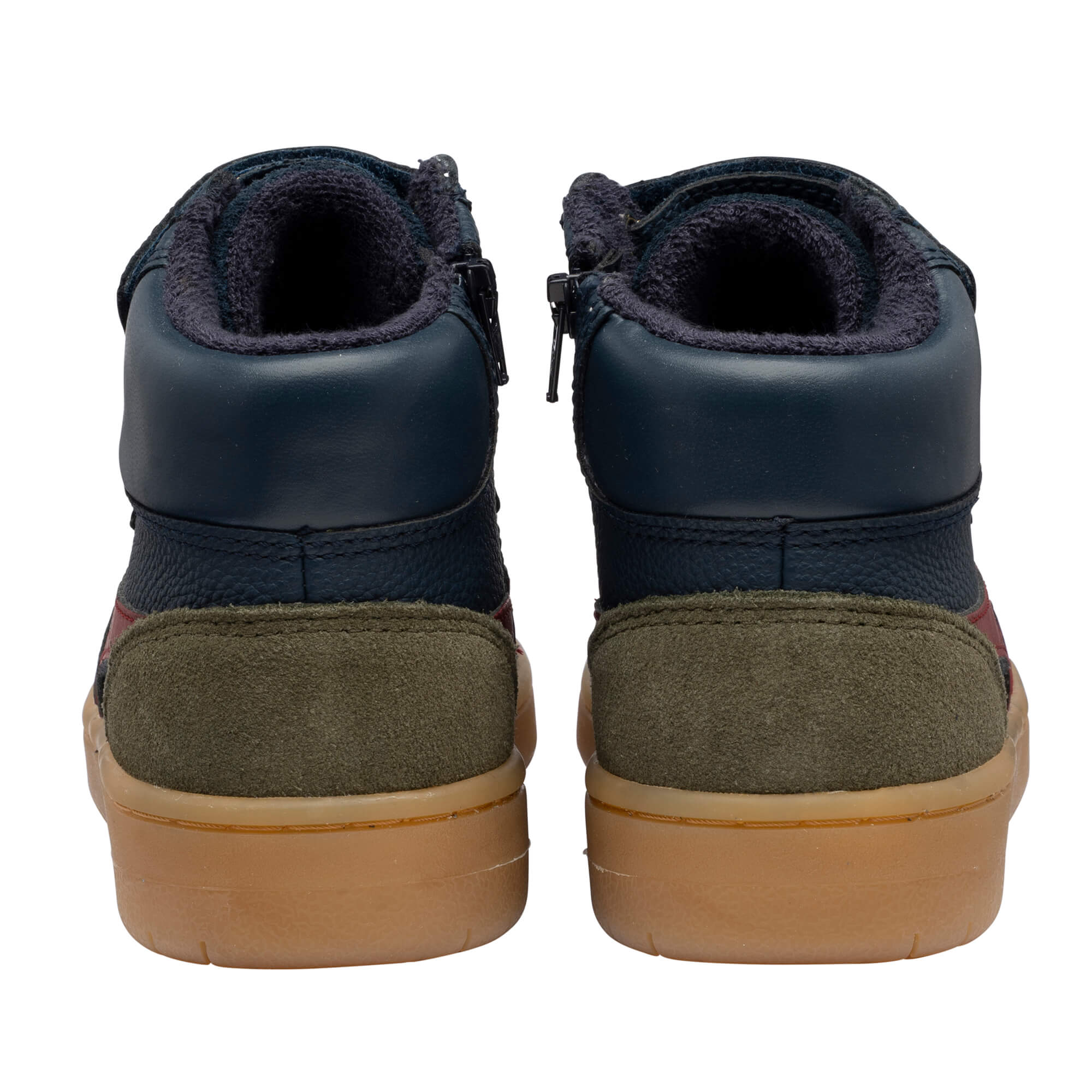 gola-talon-high-top-turnschuhe-f-r-kinder-marine-rot image 4