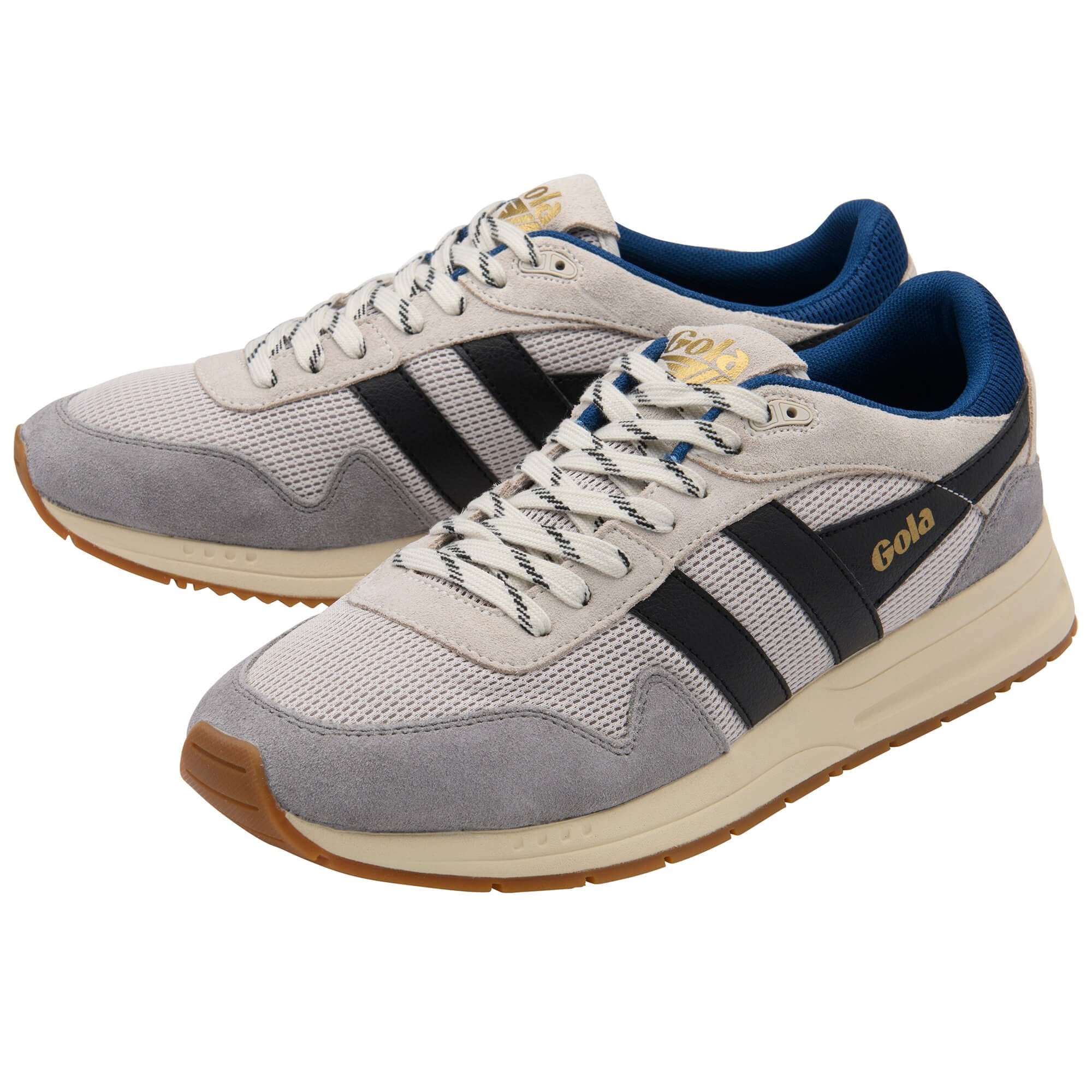 gola-delta-sneaker-f-r-herren-cremewei-zementgrau-schwarz image 3