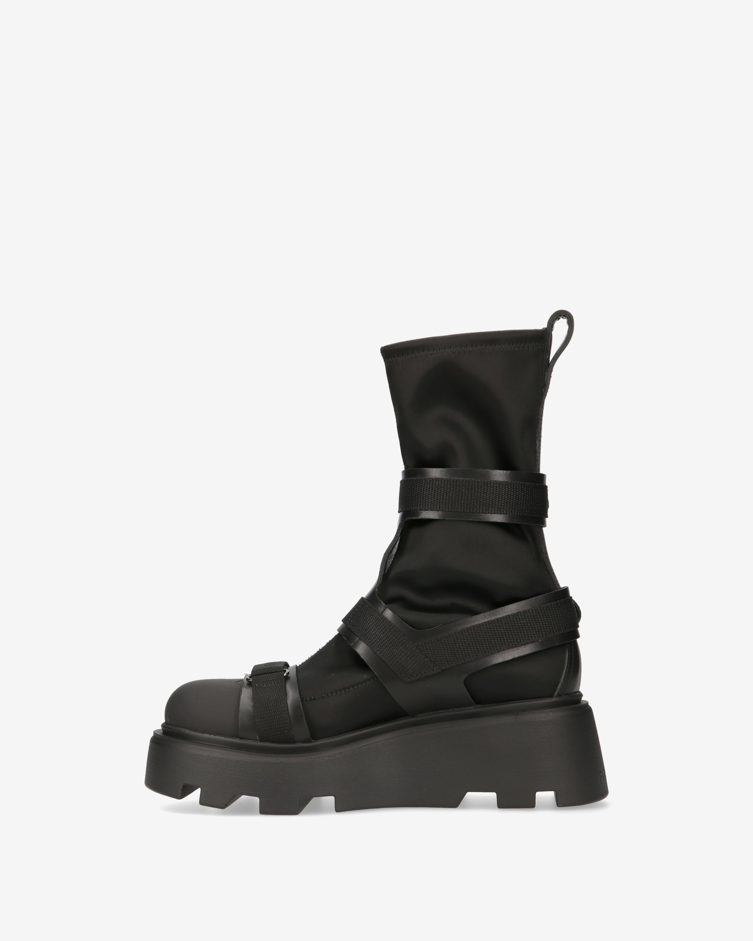 premiata-anfibi-raso-nero-platform-mit-schnallen image 3