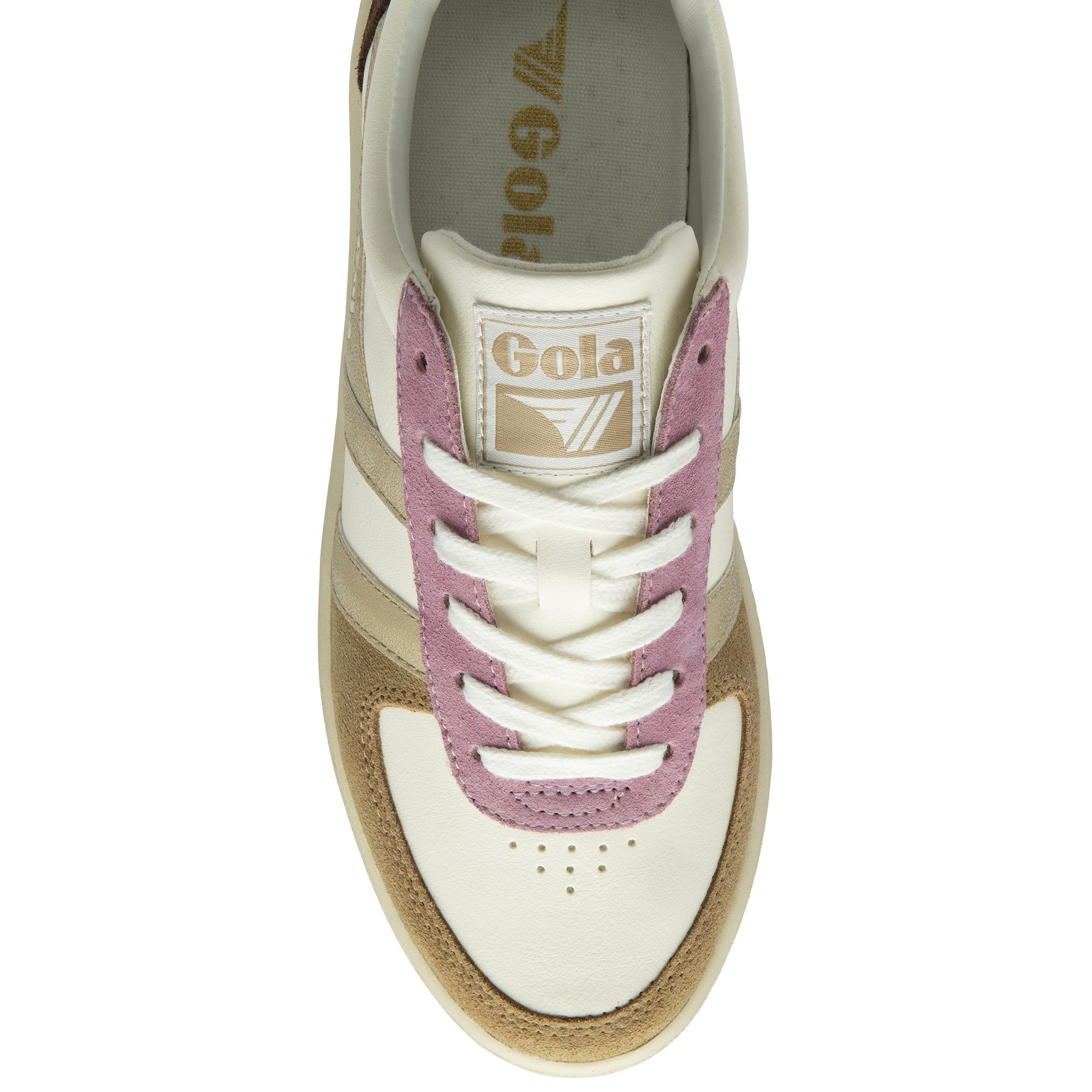 gola-grandslam-quadrant-damen-sneaker-off-white-gold image 5