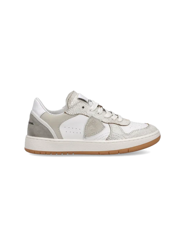 philippe-model-pgal-kids-sneaker-blanc-gris image 1