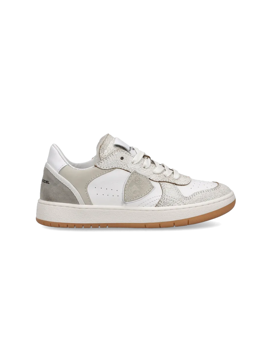 philippe-model-pgal-kids-sneaker-blanc-gris image 1