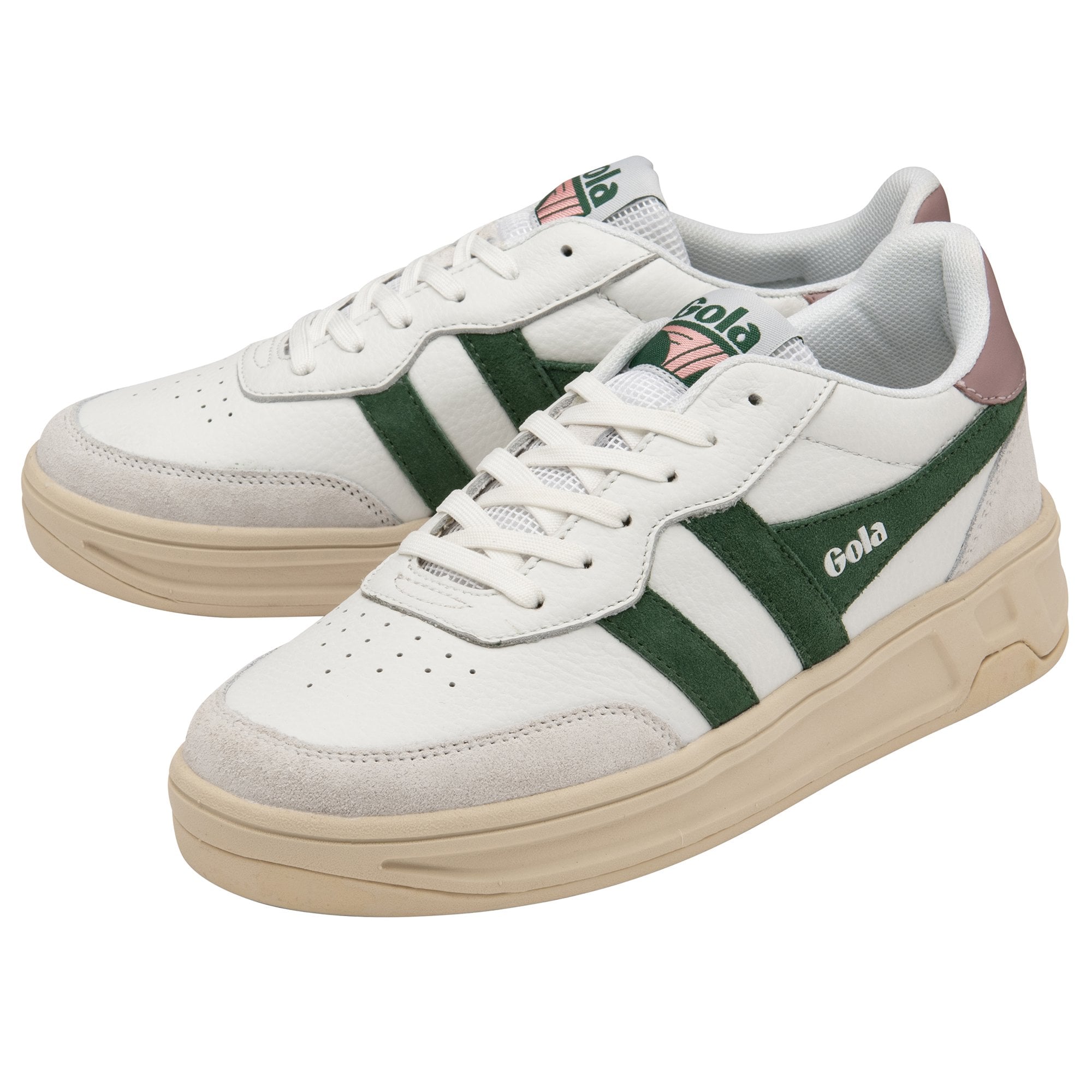 gola-topspin-damen-sneaker-wei-tannengr-n-pastellrosa image 3