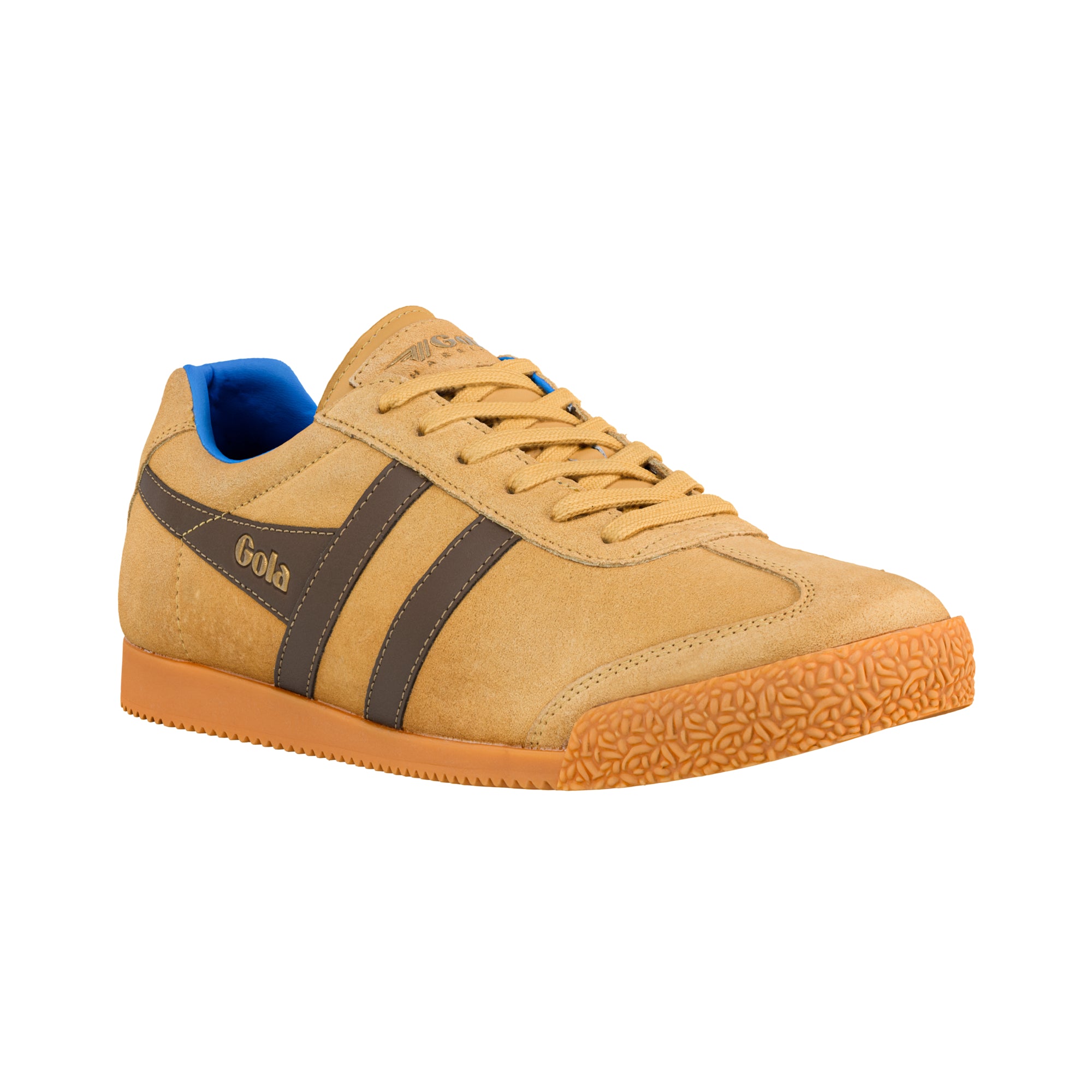 gola-harrier-herren-sneaker-wildleder-senfgelb-otterbraun image 2