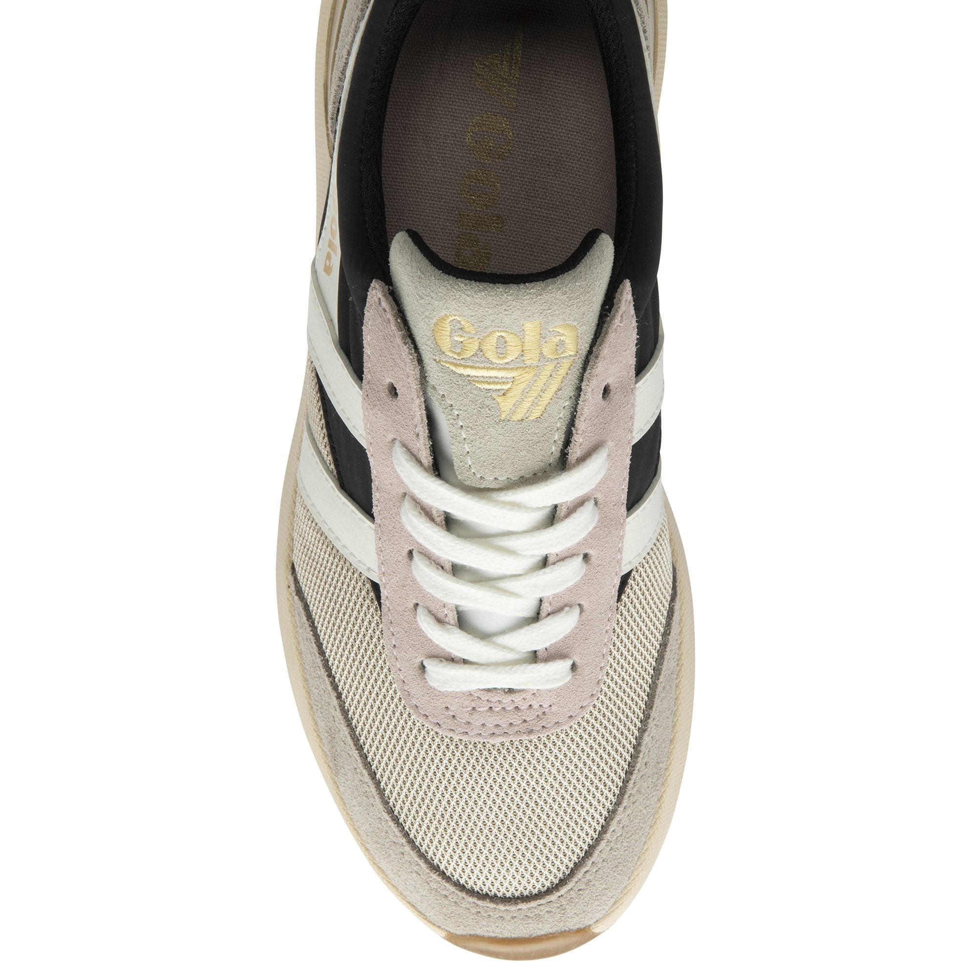 gola-raven-sneaker-f-r-damen-mesh-in-weizen-schwarz-federgrau image 5
