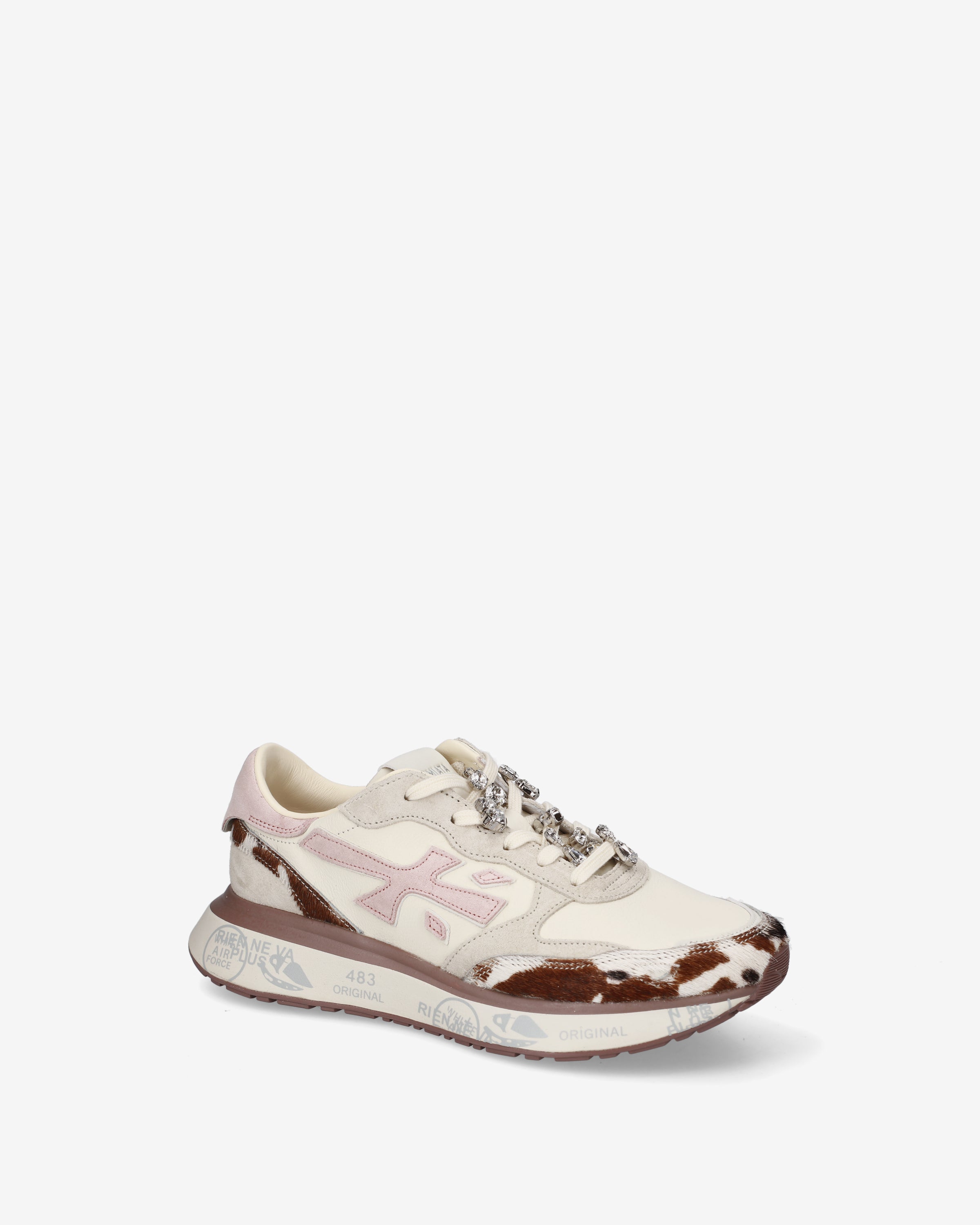 premiata-lauryn-8456k-sneaker-damen-panna-rosa-braun image 4