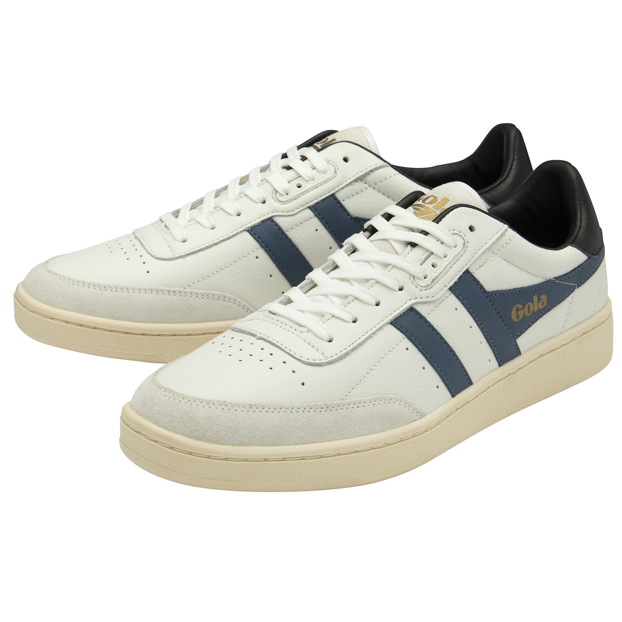 gola-contact-leather-herren-sneaker-wei-schwarz-cupsohle-2 image 3
