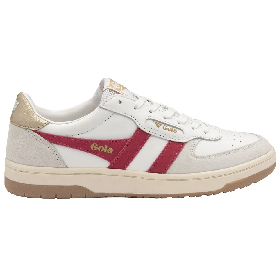 gola-hawk-damen-sneaker-wei-himbeer-gold image 1