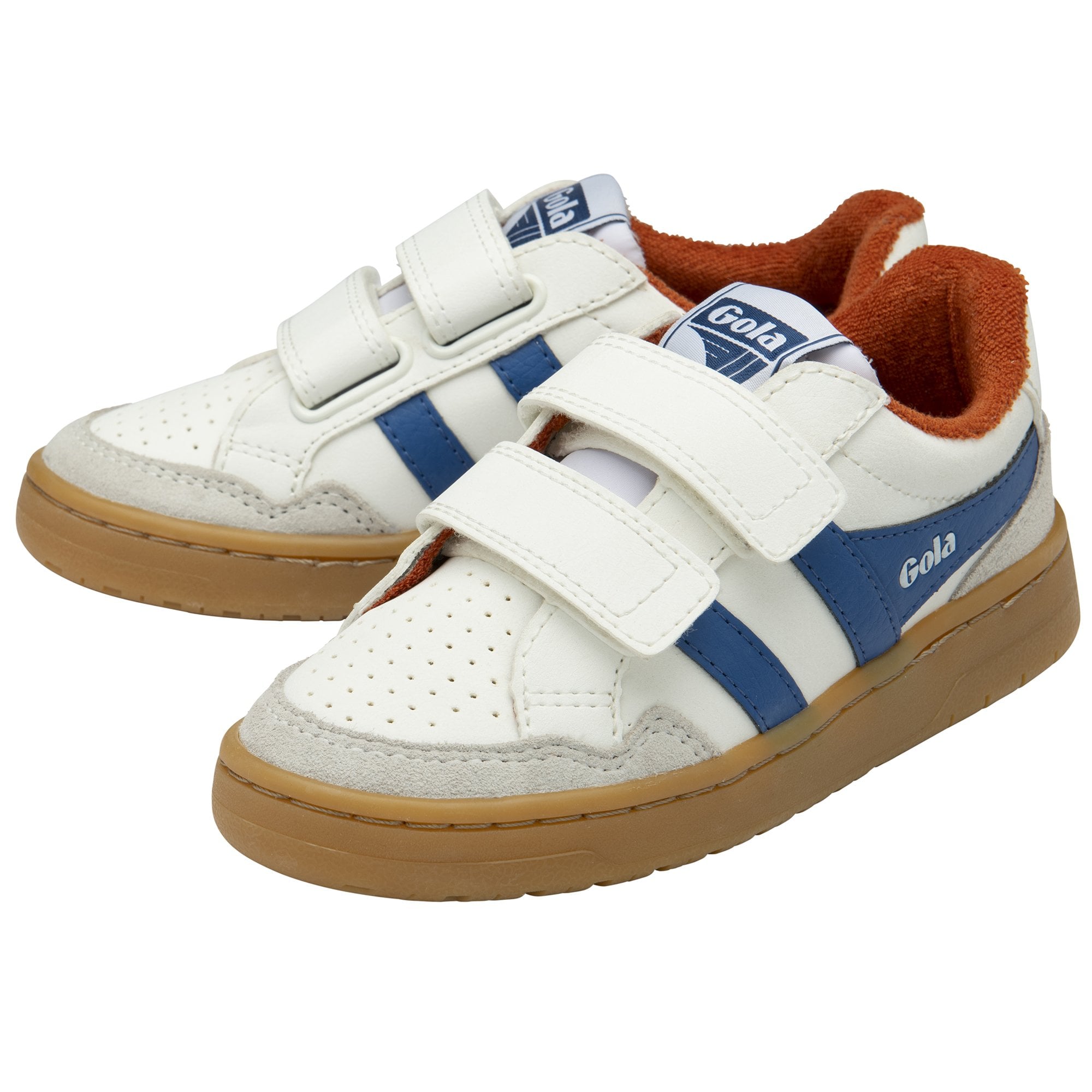 gola-eagle-strap-turnschuhe-f-r-kinder-in-wei-marineblau-mit-klett image 3