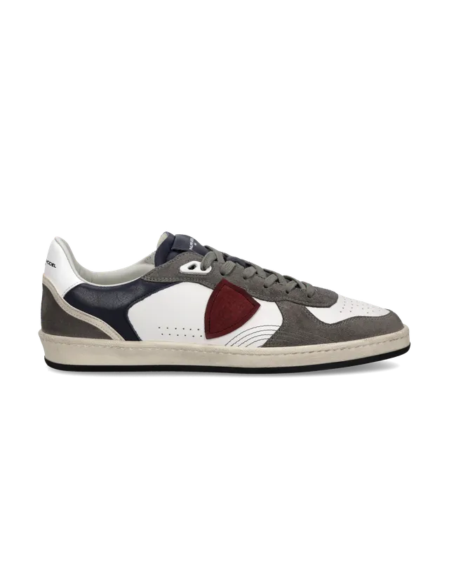 philippe-model-pgal-herren-sneaker-wei-grau-blau image 1