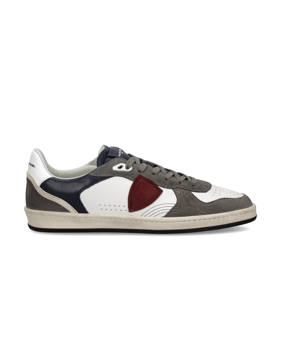philippe-model-pgal-herren-sneaker-wei-grau-blau image 1