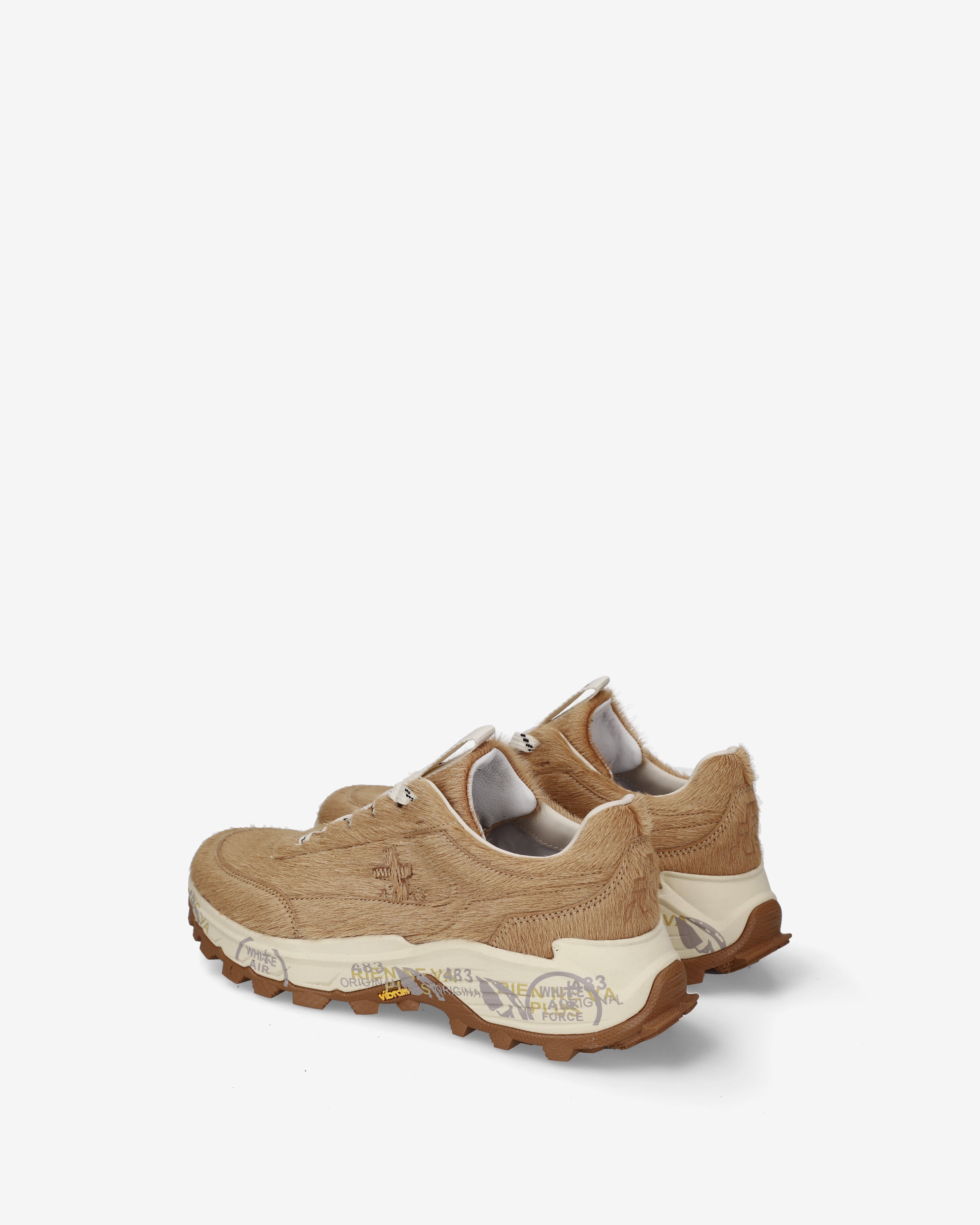 premiata-devind-505-damen-sneaker-cavallino-hellbeige-mit-vibram-sohle image 5