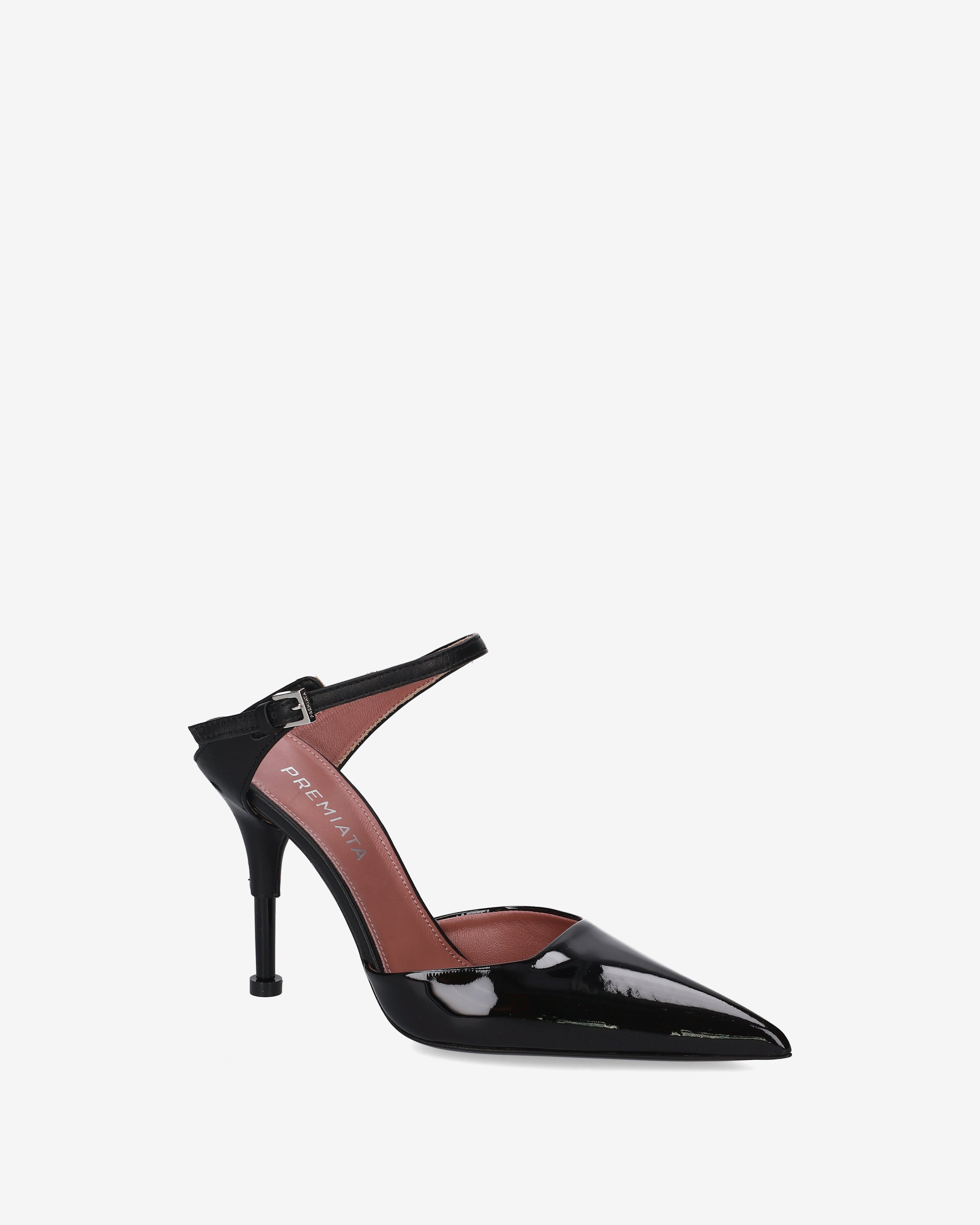 premiata-slingback-damen-lack-schwarz-100mm image 4