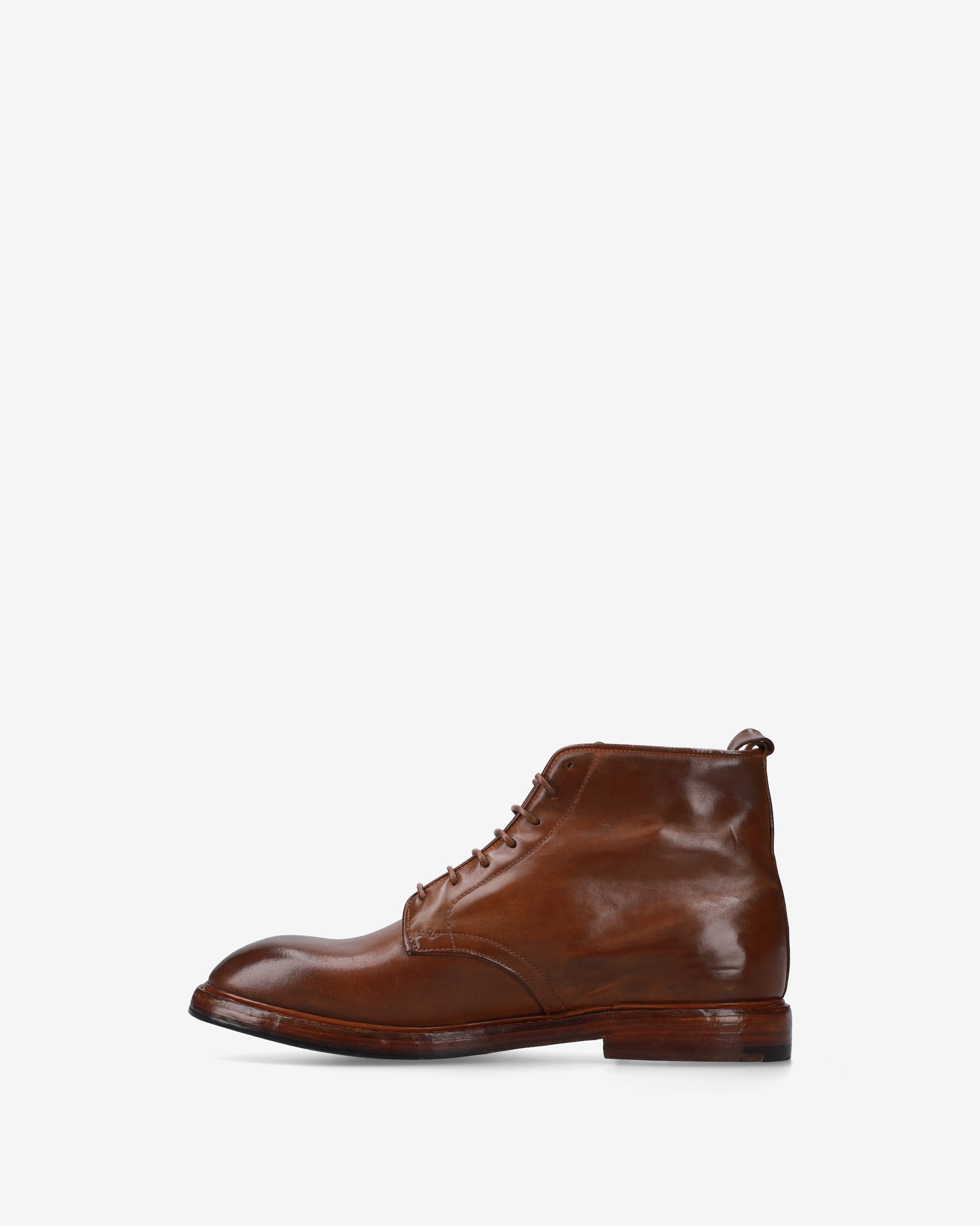 premiata-stivaletto-stringato-cordovan-herrenboot-oak image 3