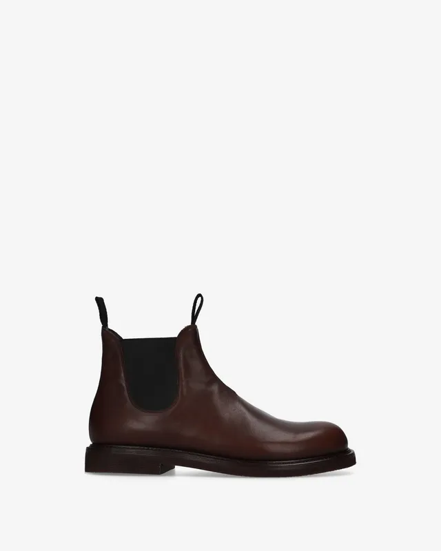 premiata-chelsea-boot-dark-brown-herren-stiefel-aus-leder image 1
