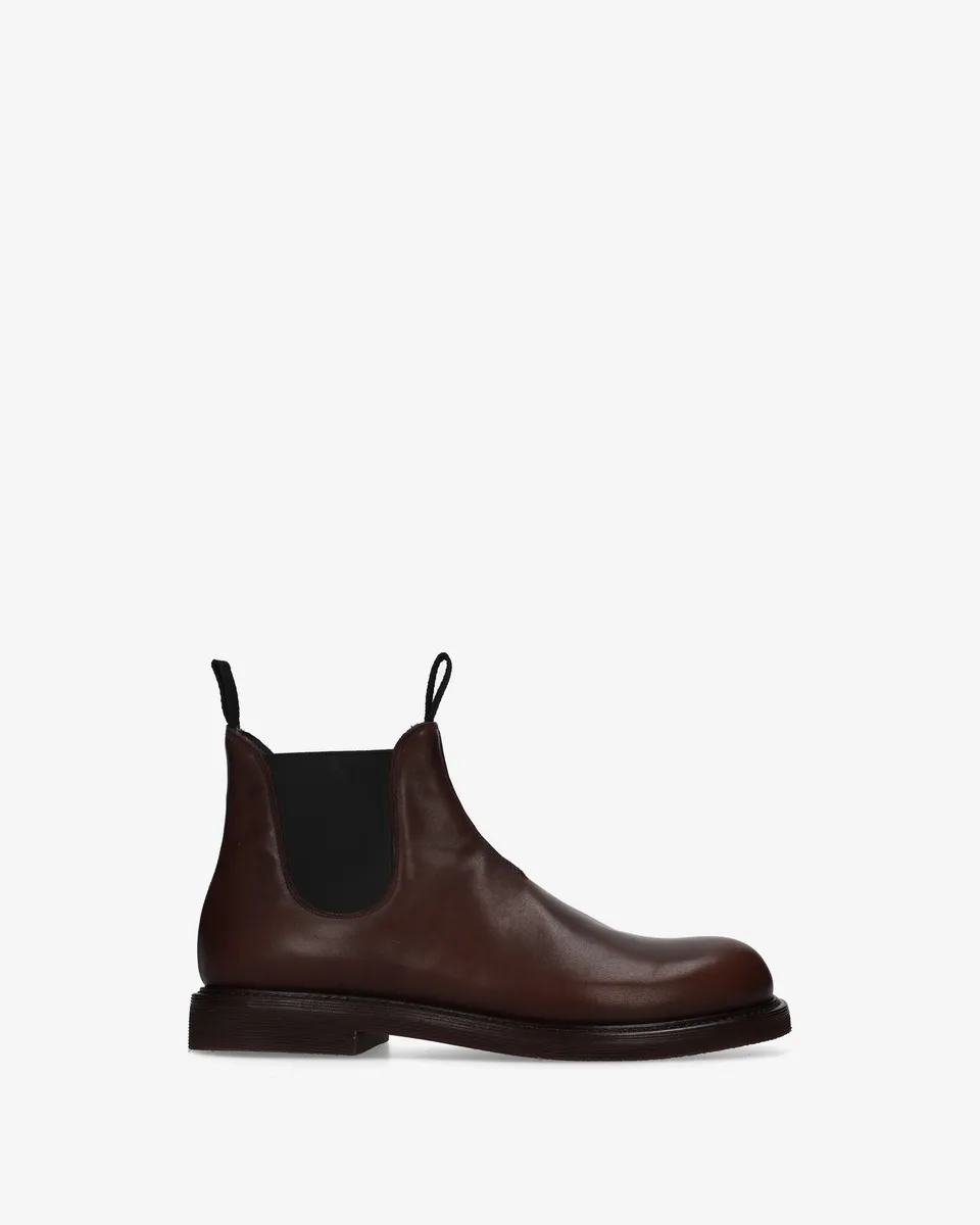 premiata-chelsea-boot-dark-brown-herren-stiefel-aus-leder image 1