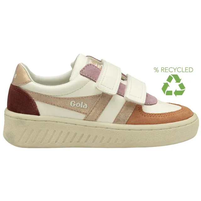 gola-grandslam-quadrant-strap-trainer-f-r-kinder-off-white-terracotta image 1
