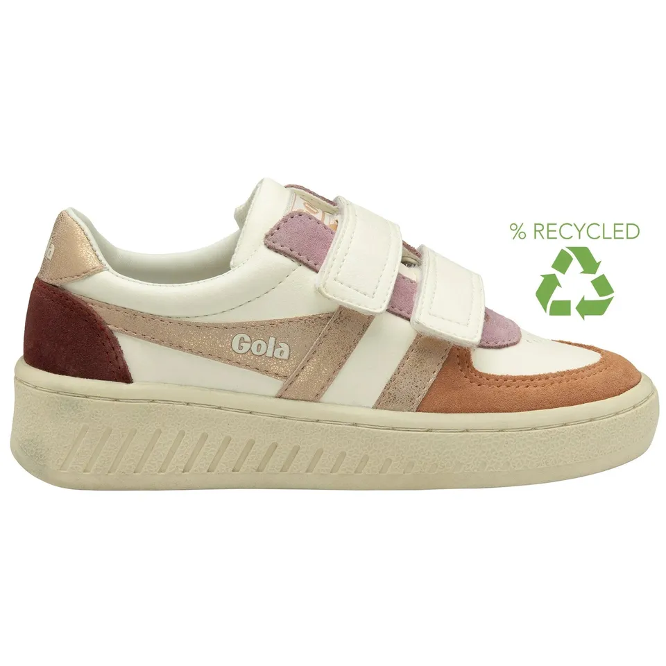 gola-grandslam-quadrant-strap-trainer-f-r-kinder-off-white-terracotta image 1