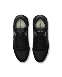 philippe-model-tropez-haute-sneaker-herren-schwarz-anthrazit image 5