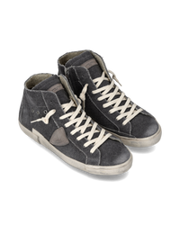 philippe-model-prsx-sneaker-herren-anthrazit-grau image 5