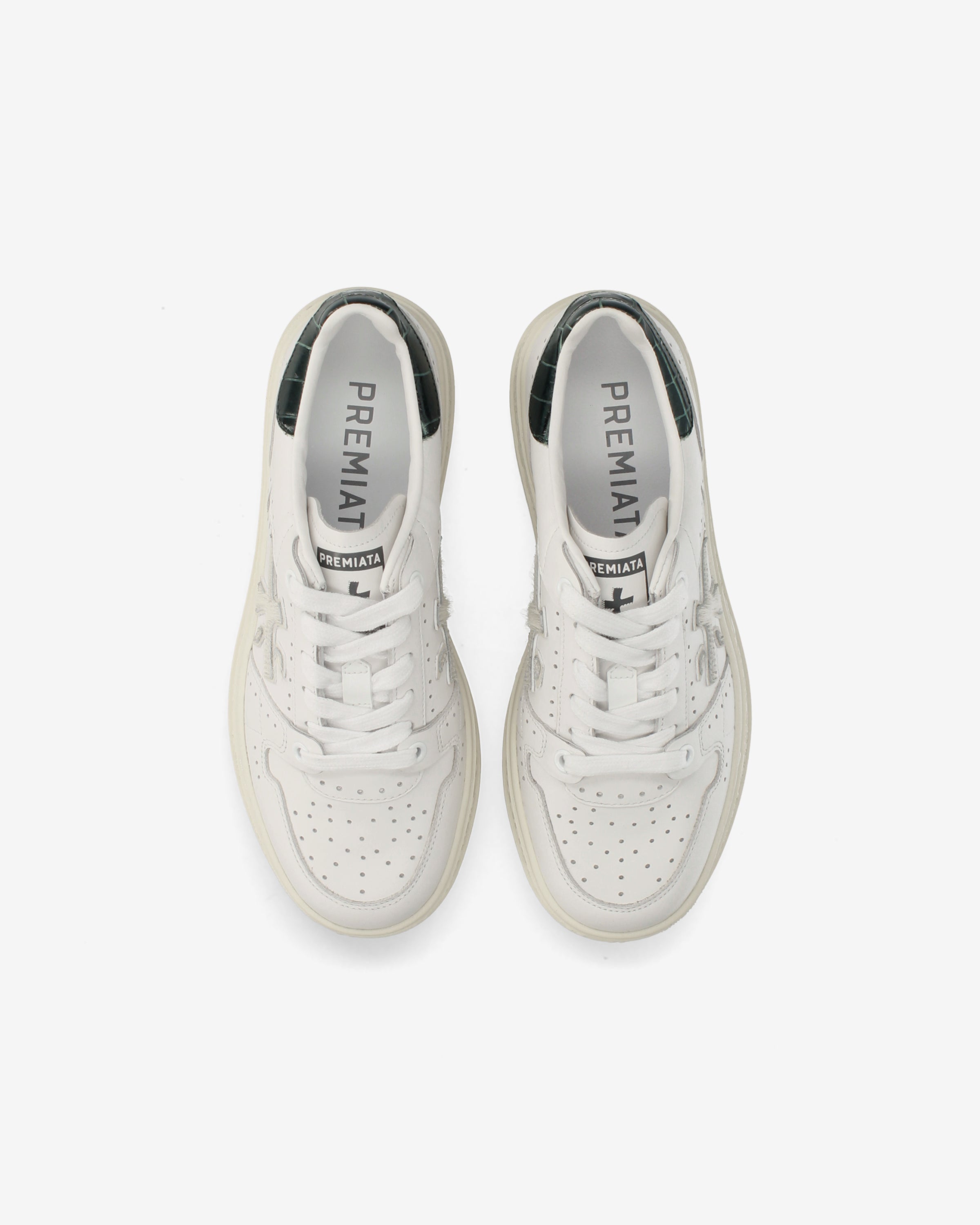premiata-quinnd-8641-damen-leder-sneaker-creme-gr-n image 6