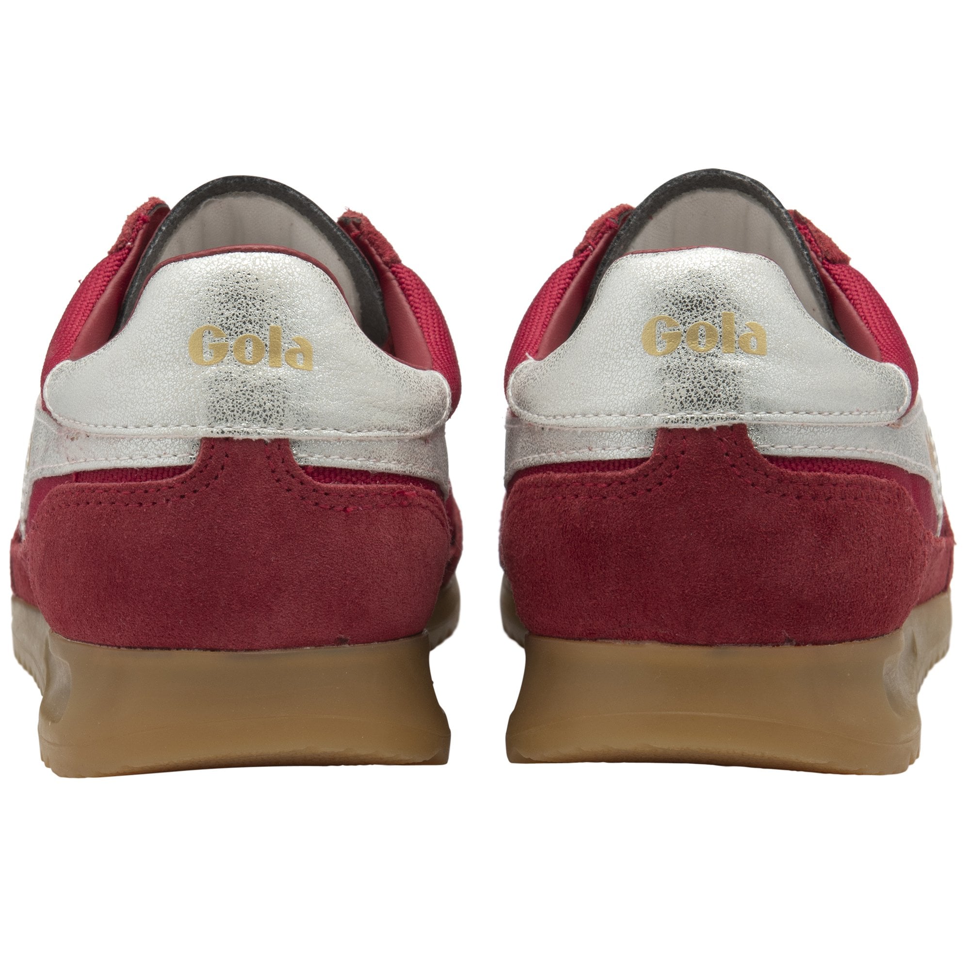 gola-tornado-sneaker-f-r-damen-rot-nylon-wildleder image 4