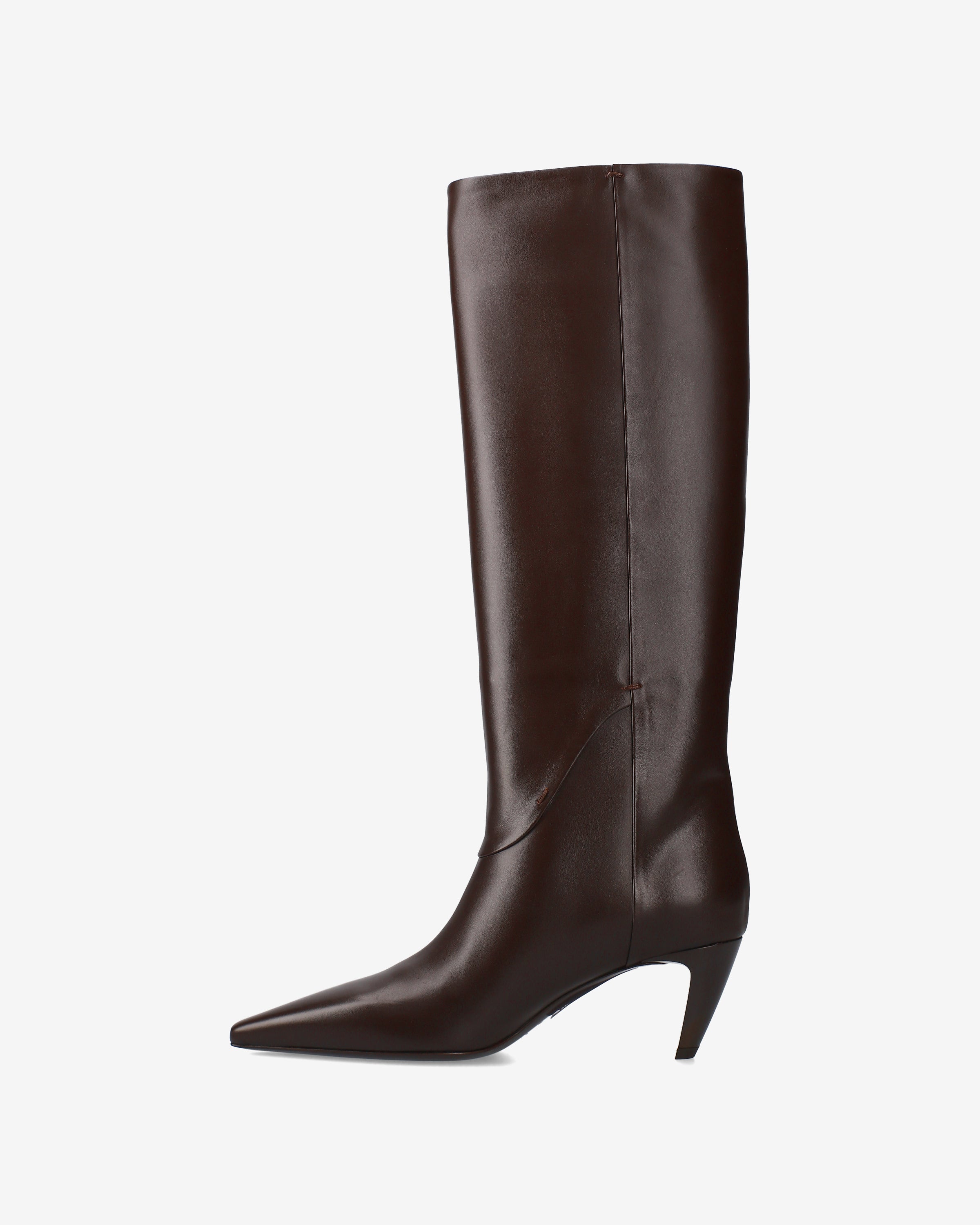 premiata-stivali-in-pelle-marrone-damen-lederstiefel-braun image 3