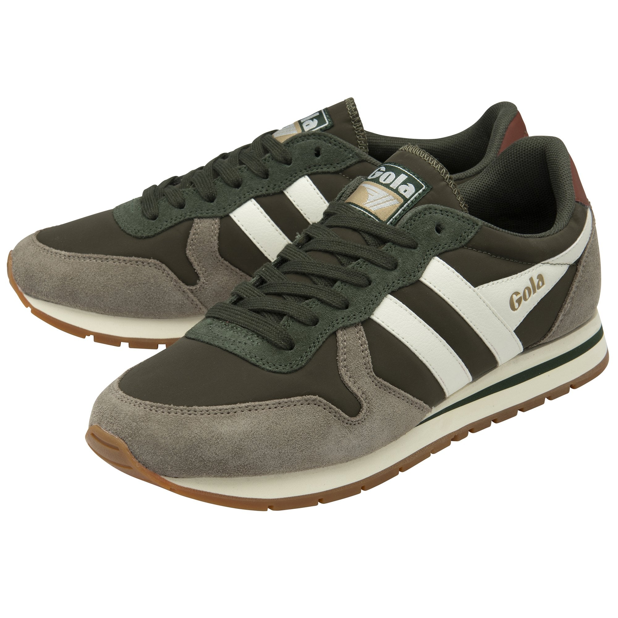 gola-daytona-chute-herren-sneaker-khaki-rhino-off-white image 3