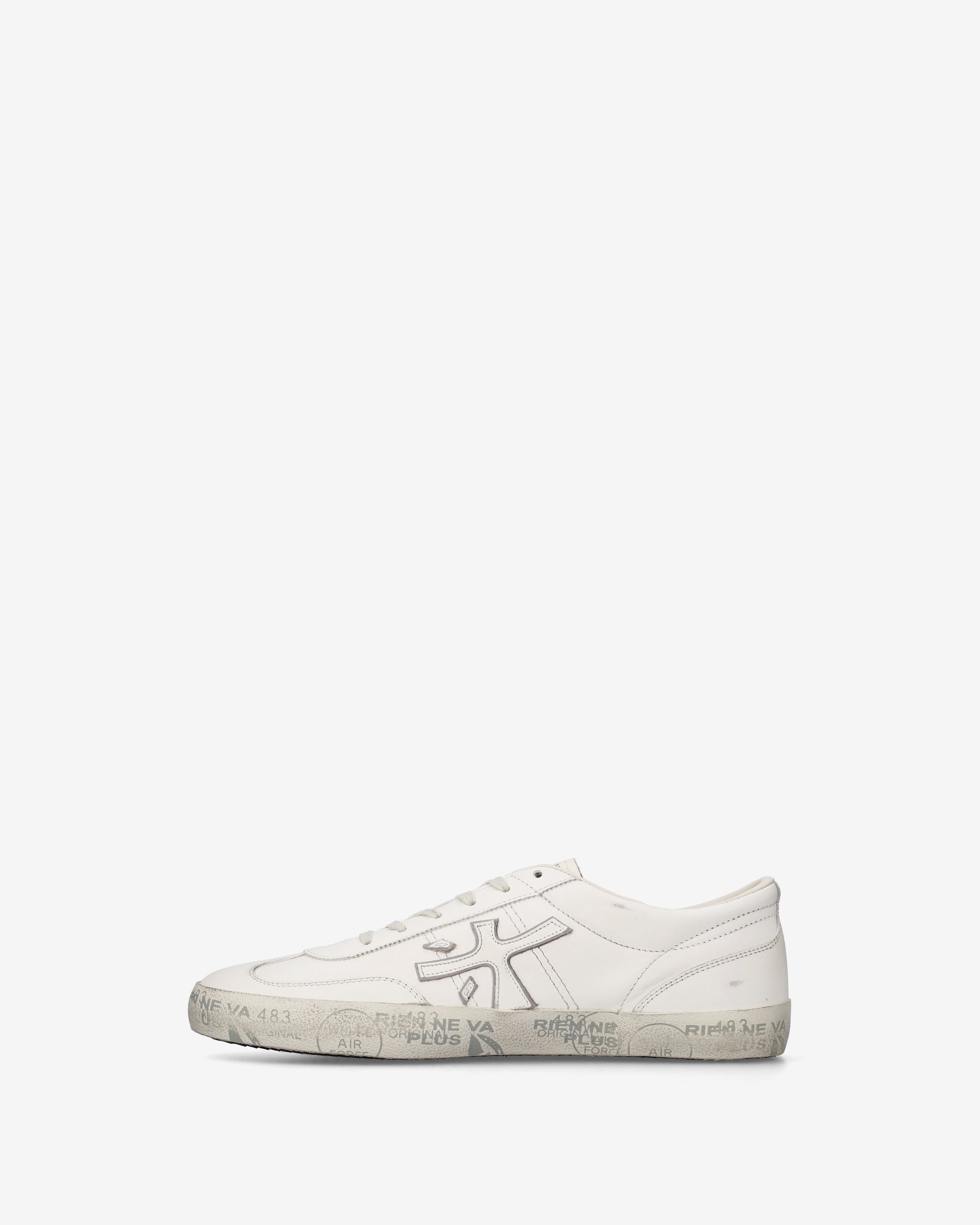 premiata-david-8091-sneaker-wei-silber-leder-laminat-details image 3