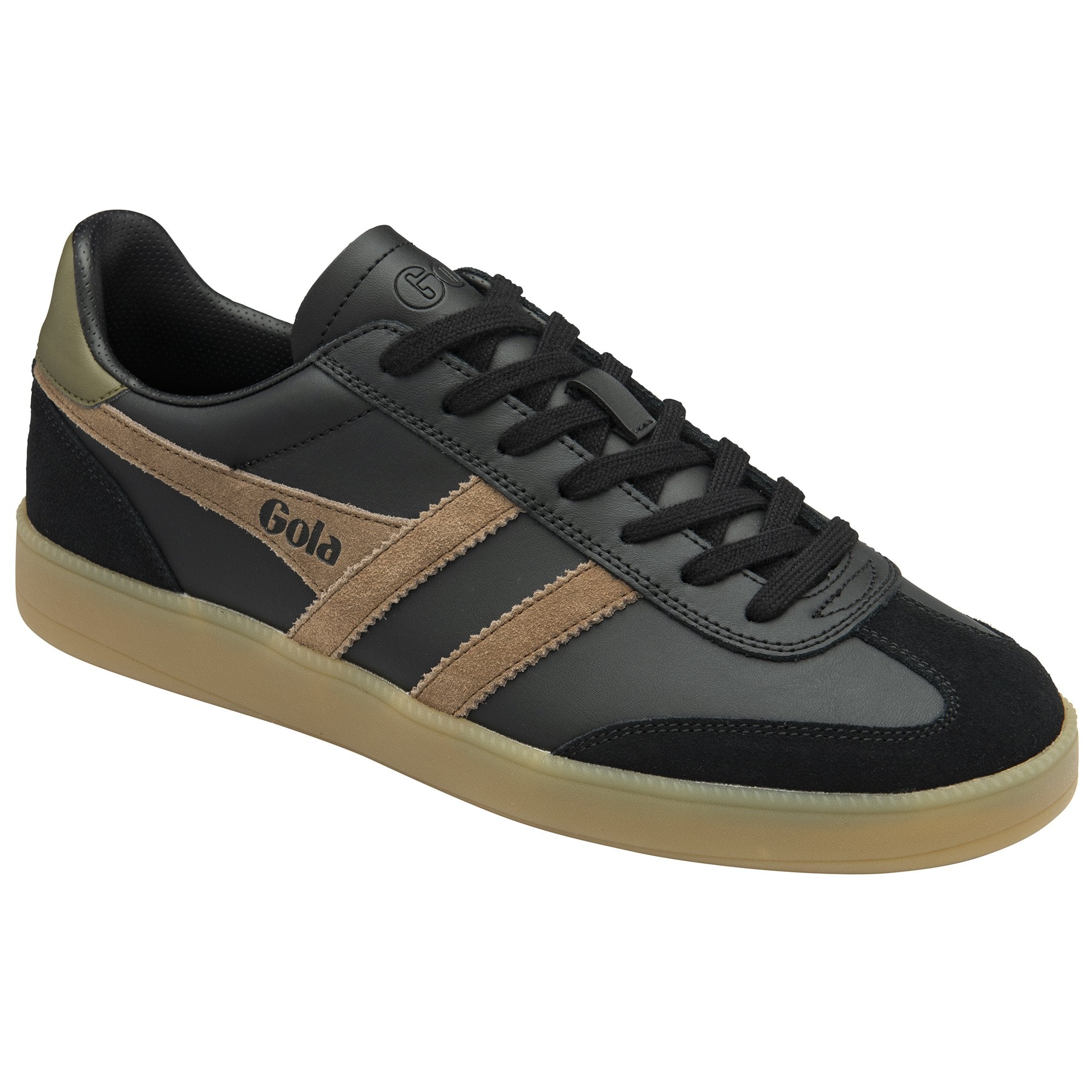 gola-viper-leder-sneaker-f-r-herren-schwarz-tabak image 2