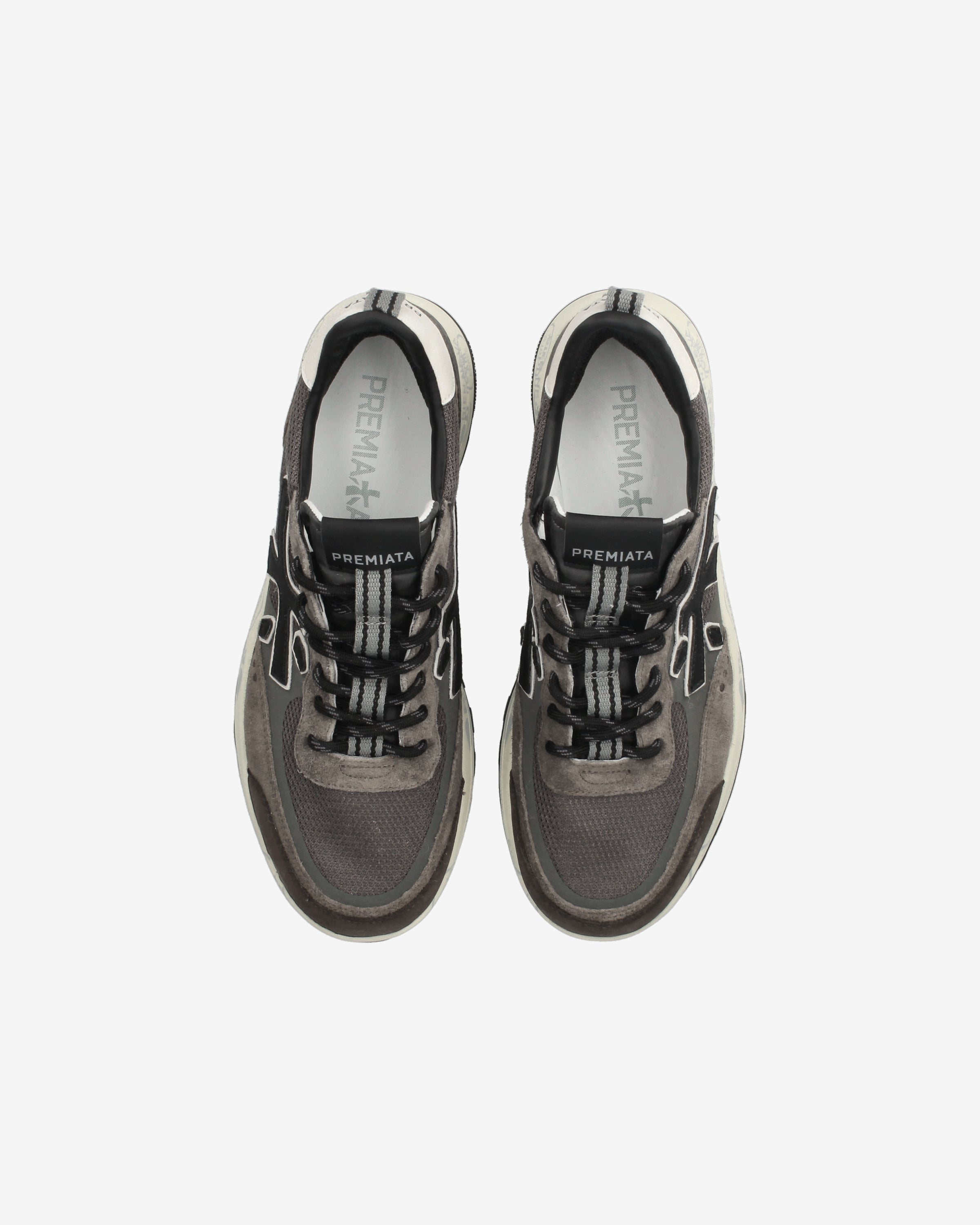 premiata-nous-7725-herren-sneaker-grau-braun image 6