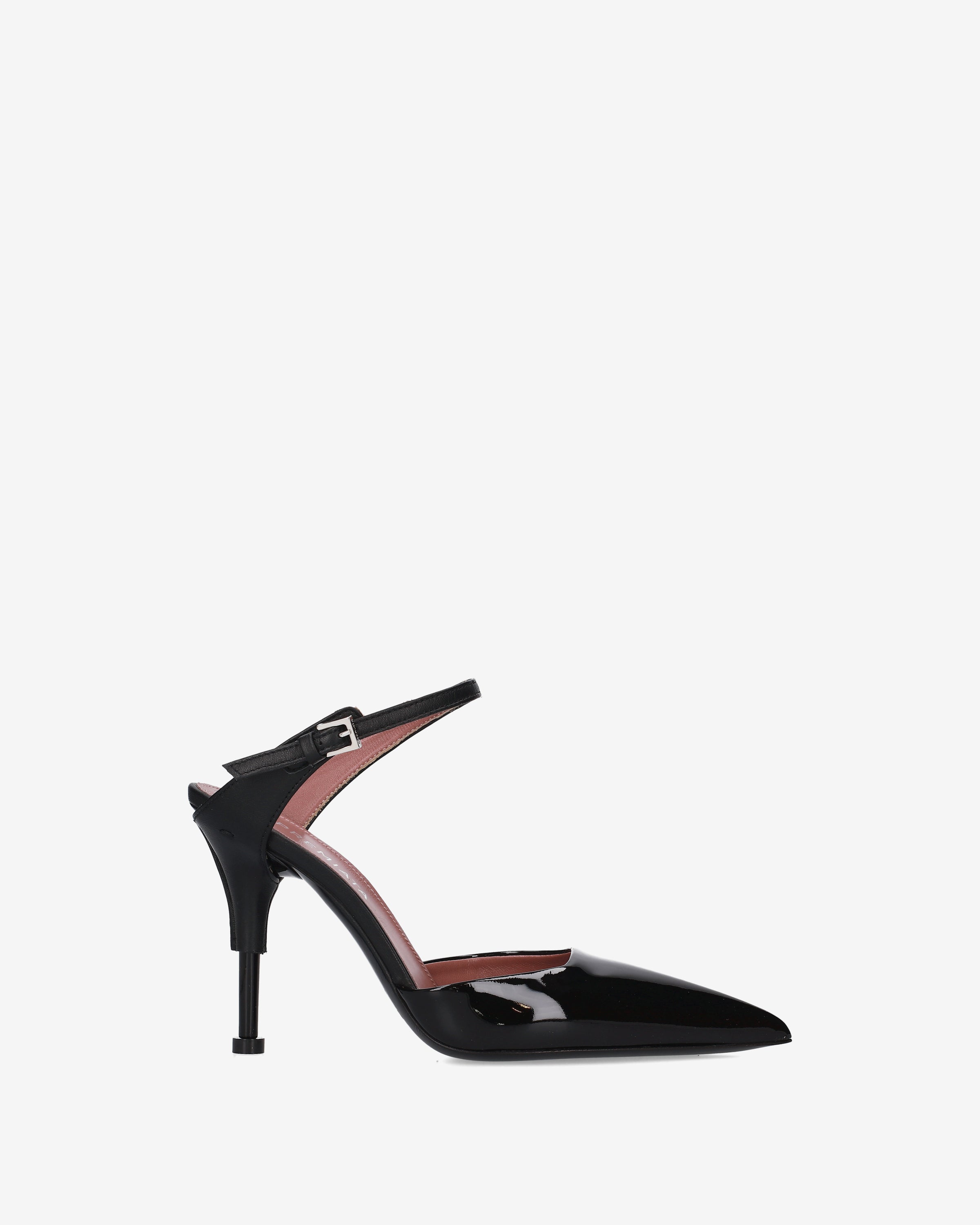 premiata-slingback-damen-lack-schwarz-100mm image 1