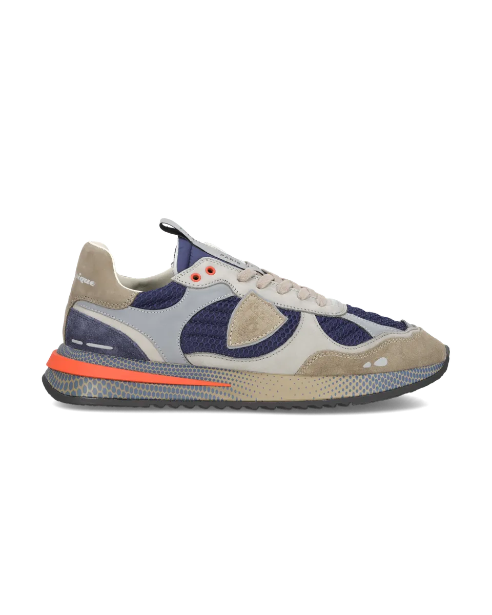 philippe-model-olympique-herren-sneaker-grau-blau image 1