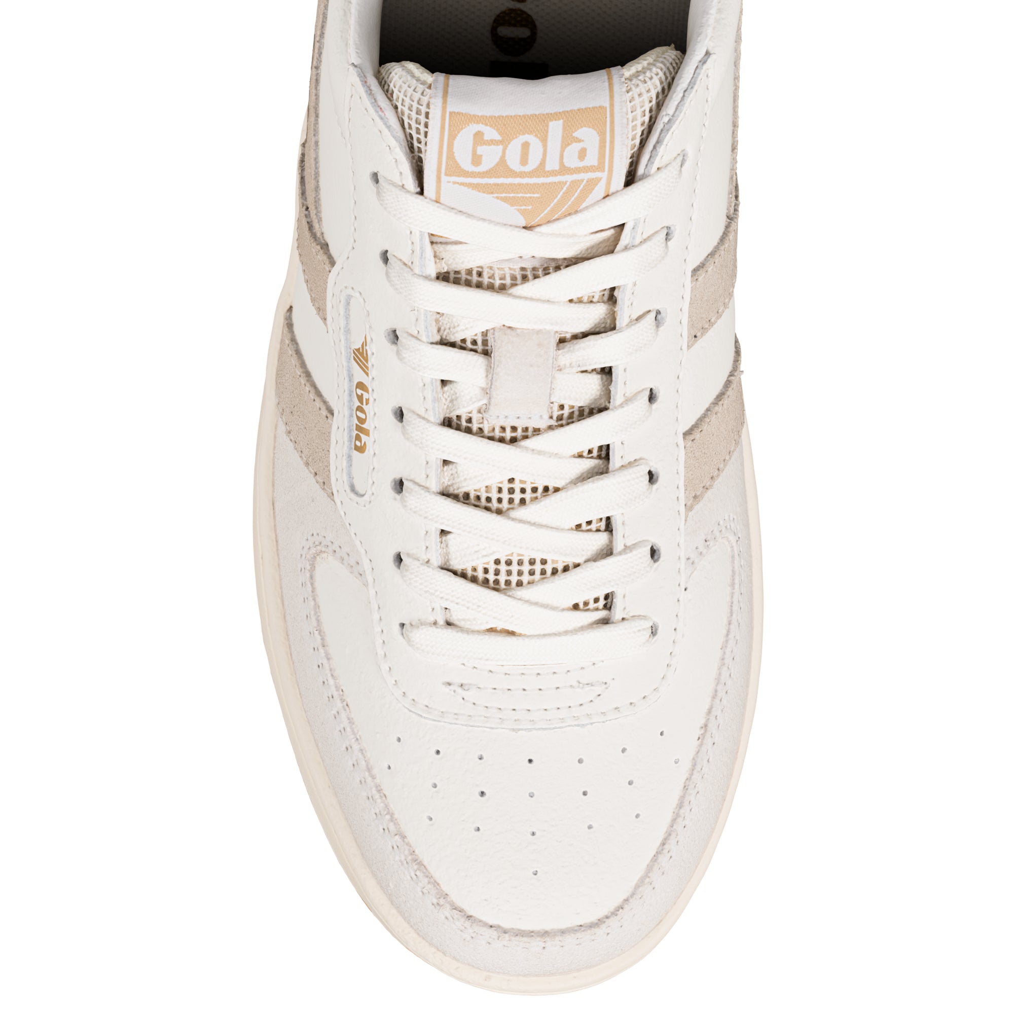 gola-hawk-sneaker-damen-off-white-bone-gold image 4