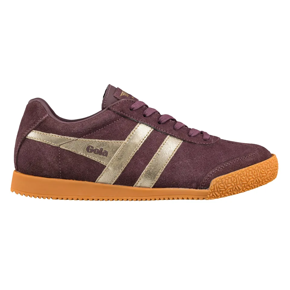 gola-harrier-mirror-damen-spiegel-sneaker-kakaobraun-gold image 1
