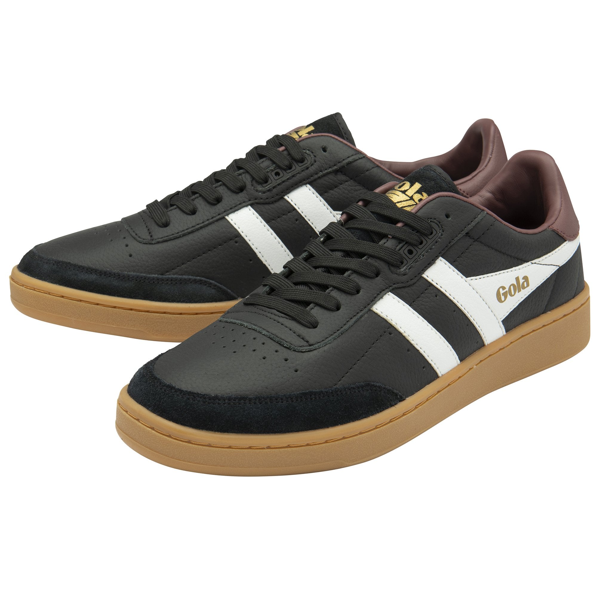 gola-contact-leather-herren-sneaker-schwarz image 3